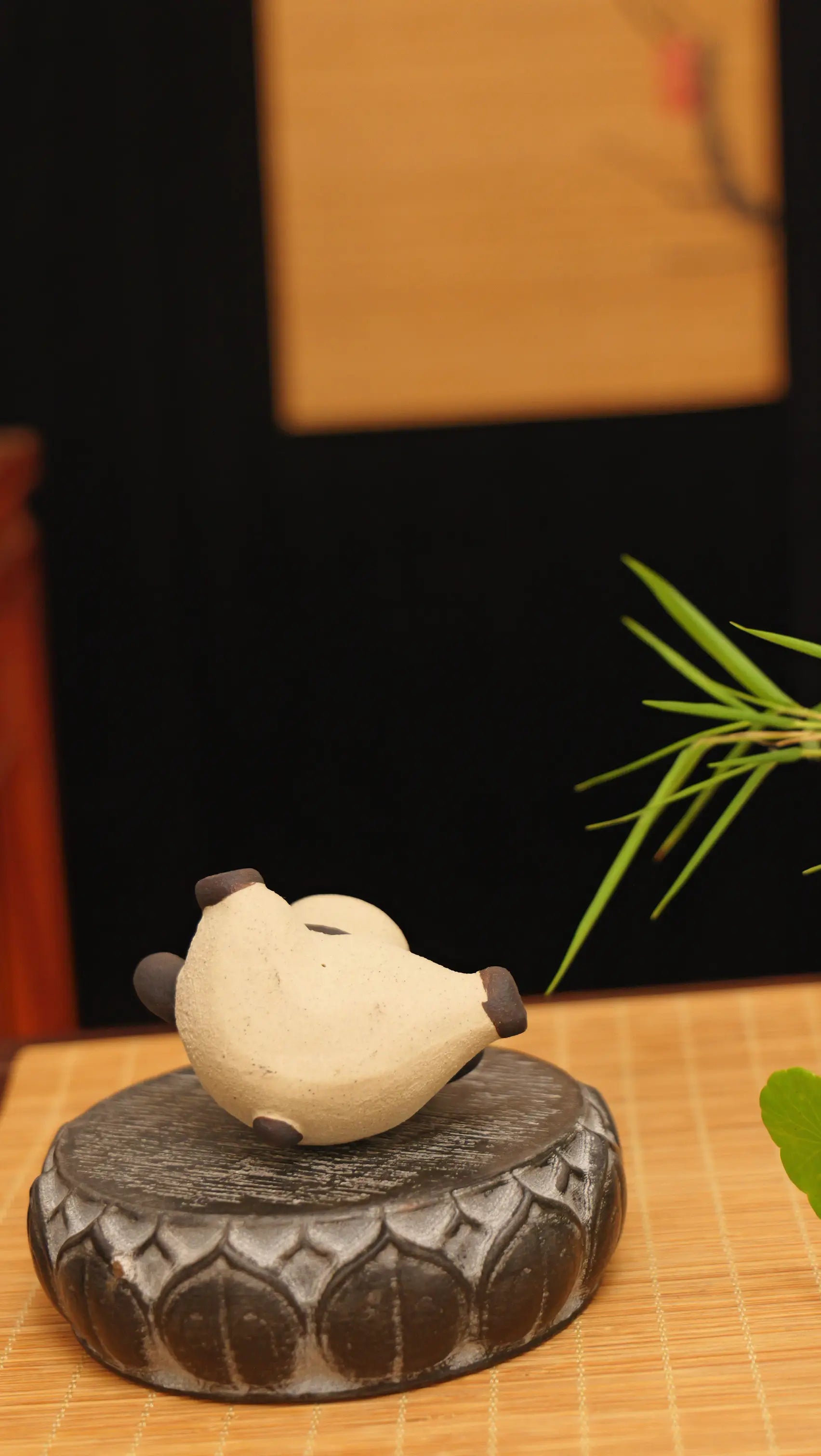 Yixing Zisha Handmade Agile Panda Tea Pet (Lively Style)