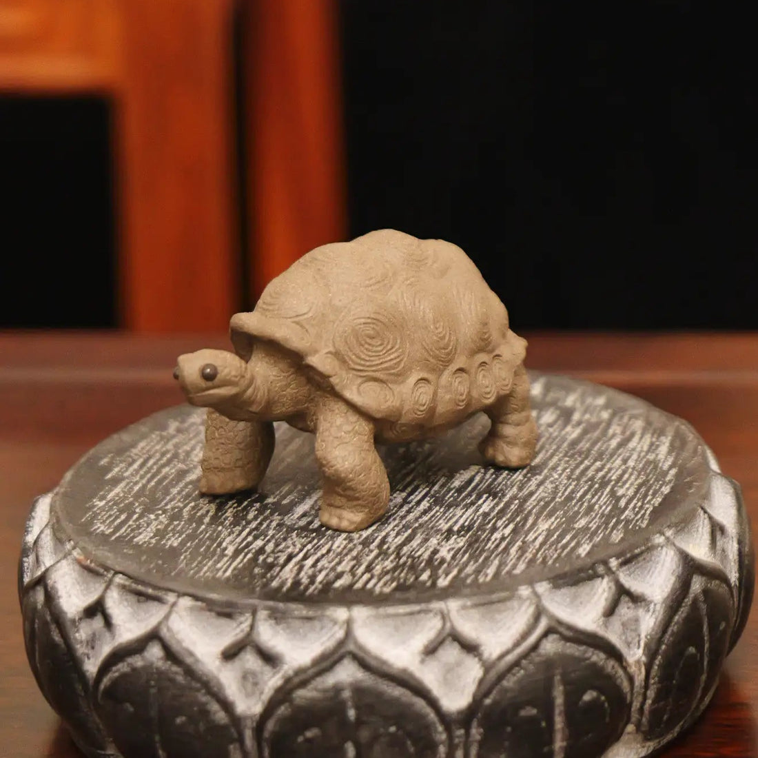 Yixing Zisha Handmade Agile Turtle Tea Pet