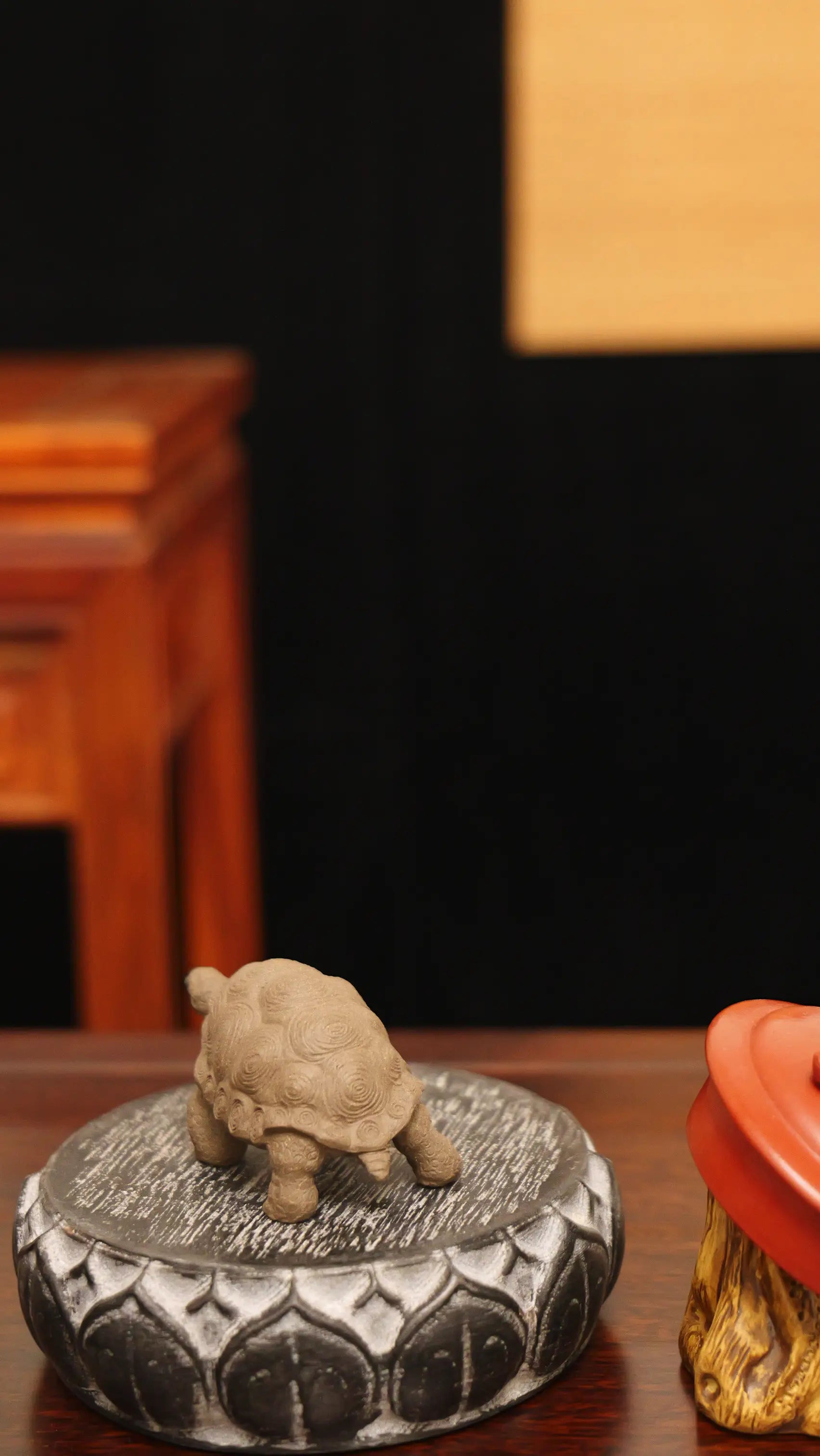 Yixing Zisha Handmade Agile Turtle Tea Pet