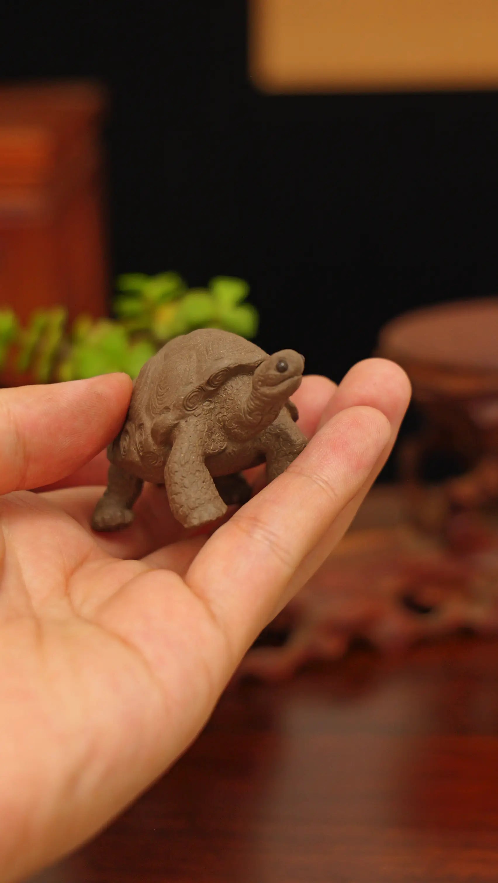 Yixing Zisha Handmade Agile Turtle Tea Pet