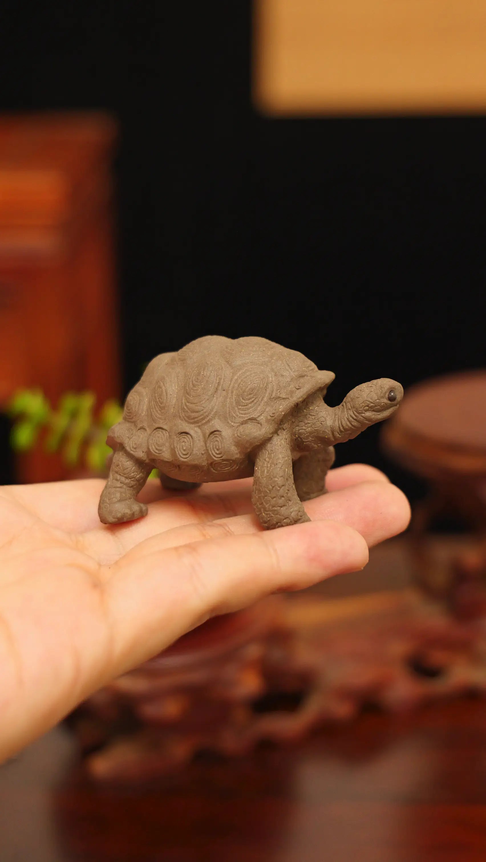 Yixing Zisha Handmade Agile Turtle Tea Pet