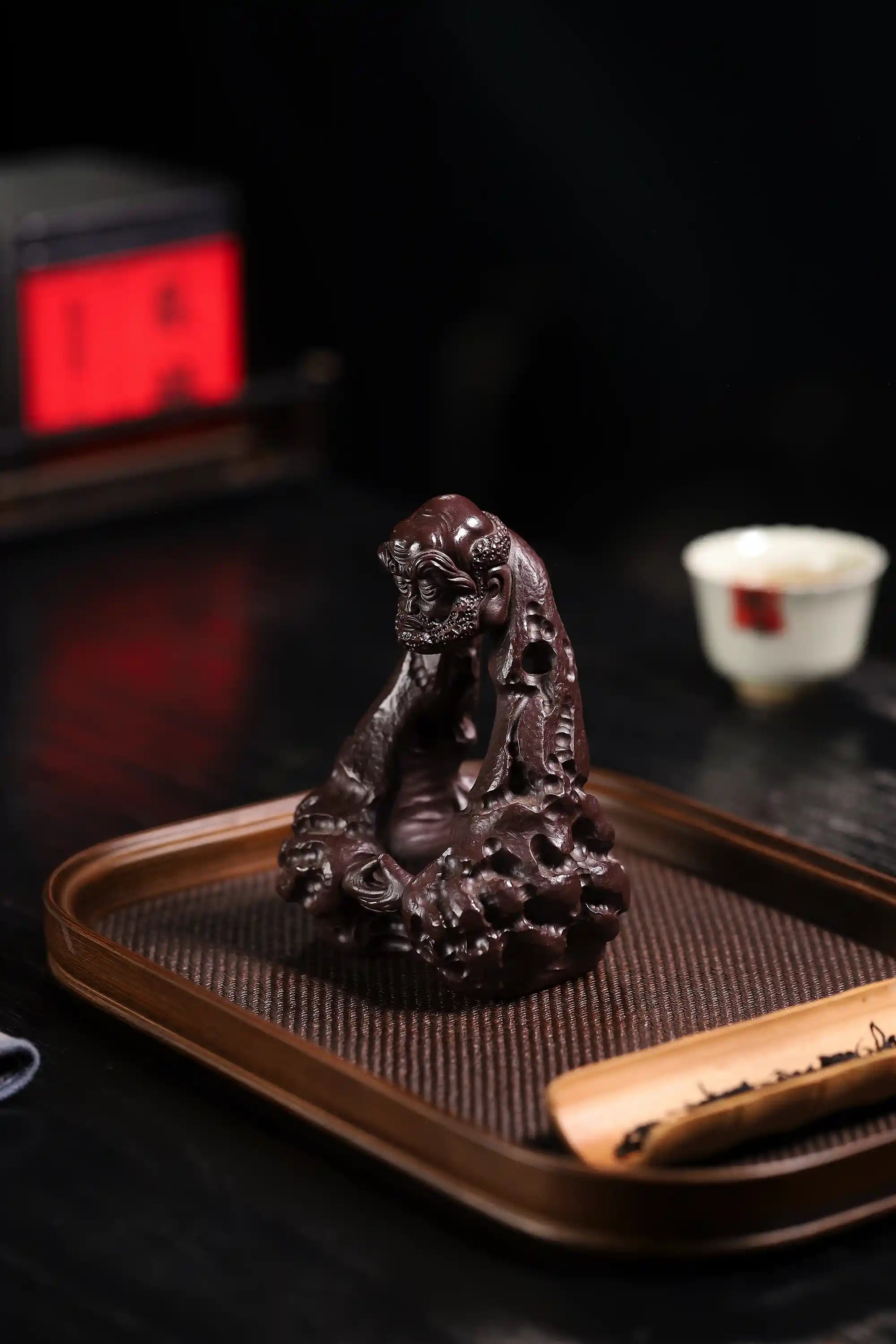 Yixing Zisha Handmade Arhat Tea Pet (Meditative Zen Style)