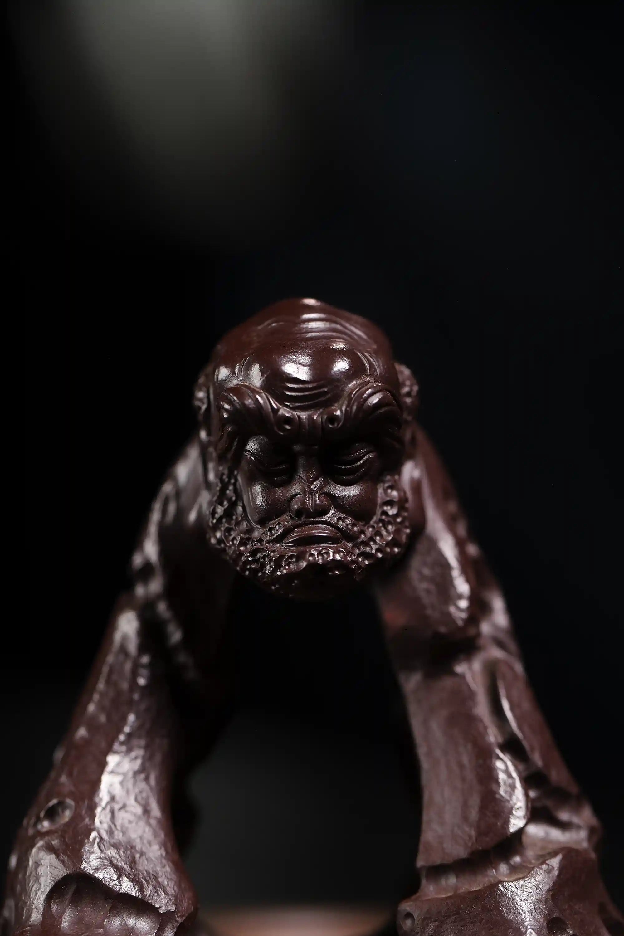 Yixing Zisha Handmade Arhat Tea Pet (Meditative Zen Style)