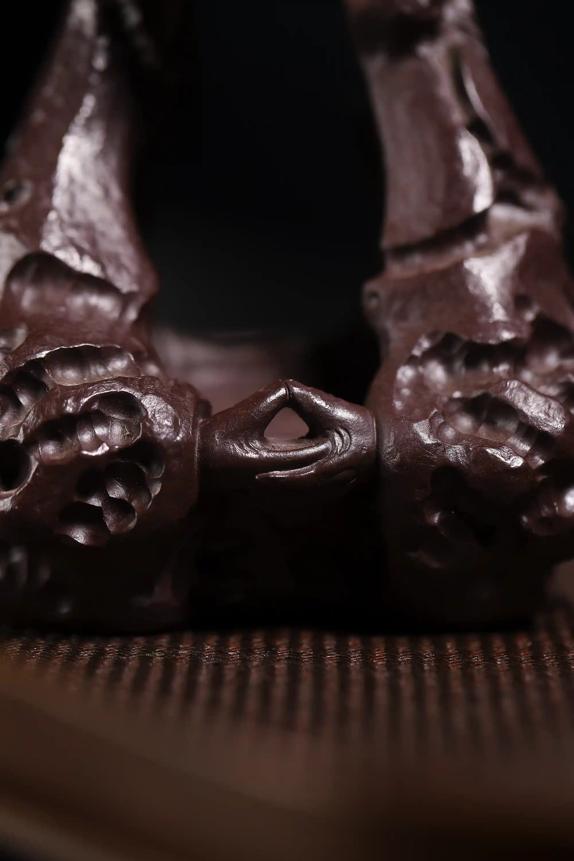 Yixing Zisha Handmade Arhat Tea Pet (Meditative Zen Style)