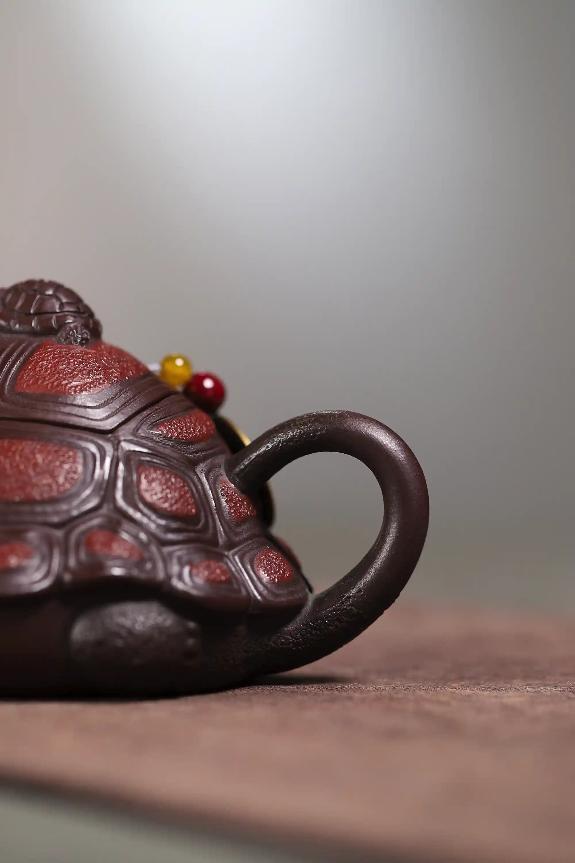 Yixing Zisha Handmade Auspicious Turtle Teapot