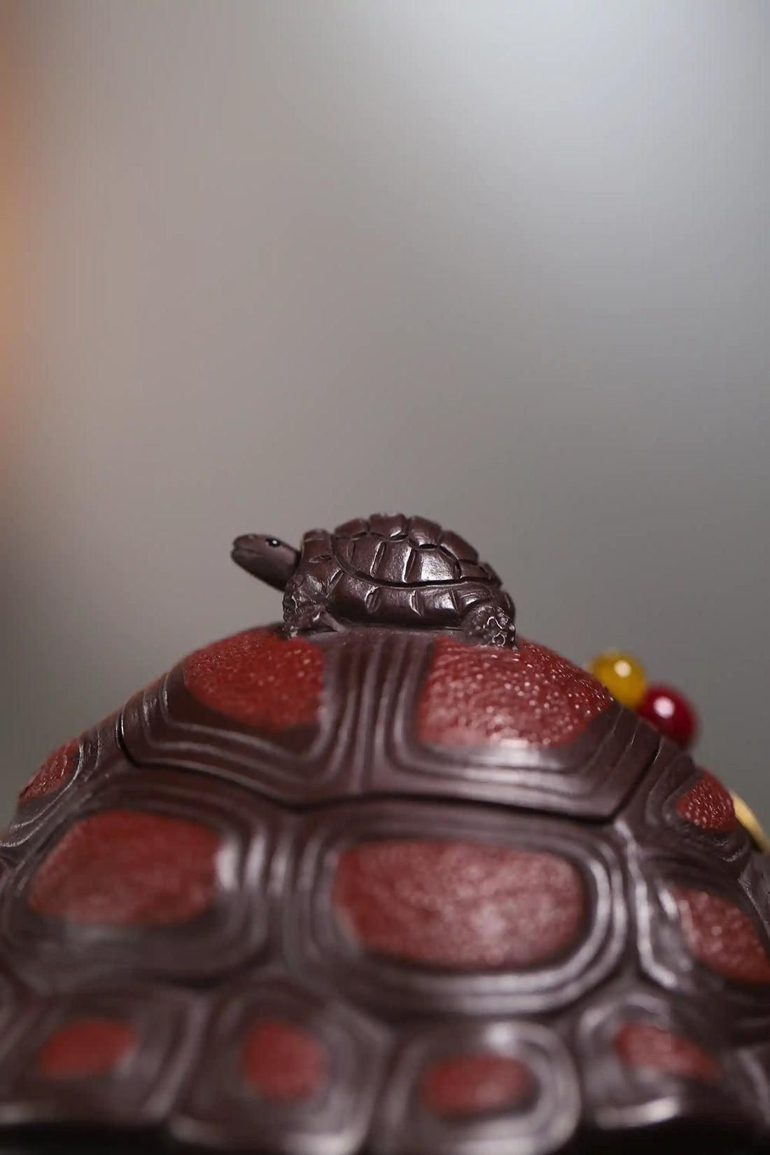 Yixing Zisha Handmade Auspicious Turtle Teapot