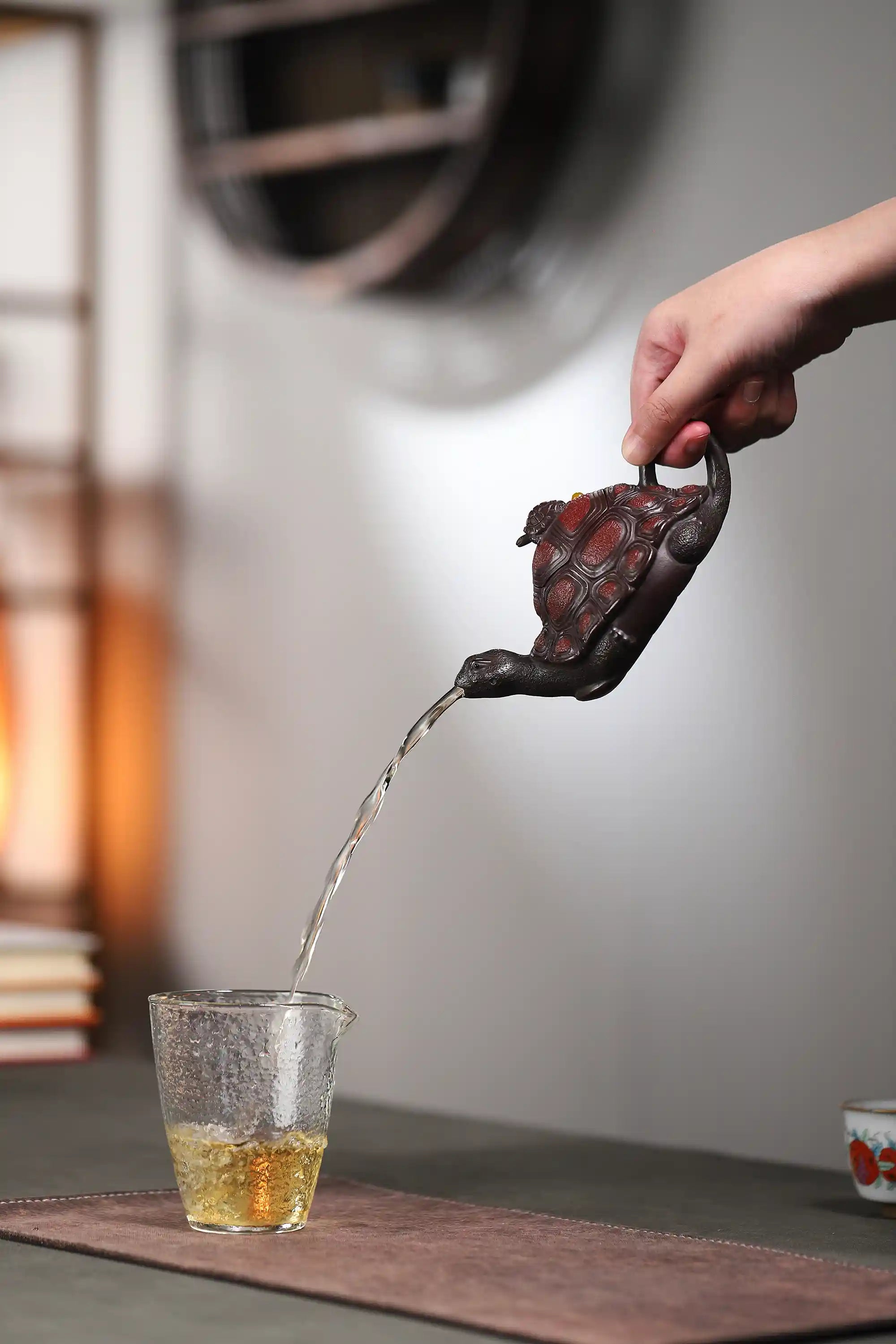 Yixing Zisha Handmade Auspicious Turtle Teapot