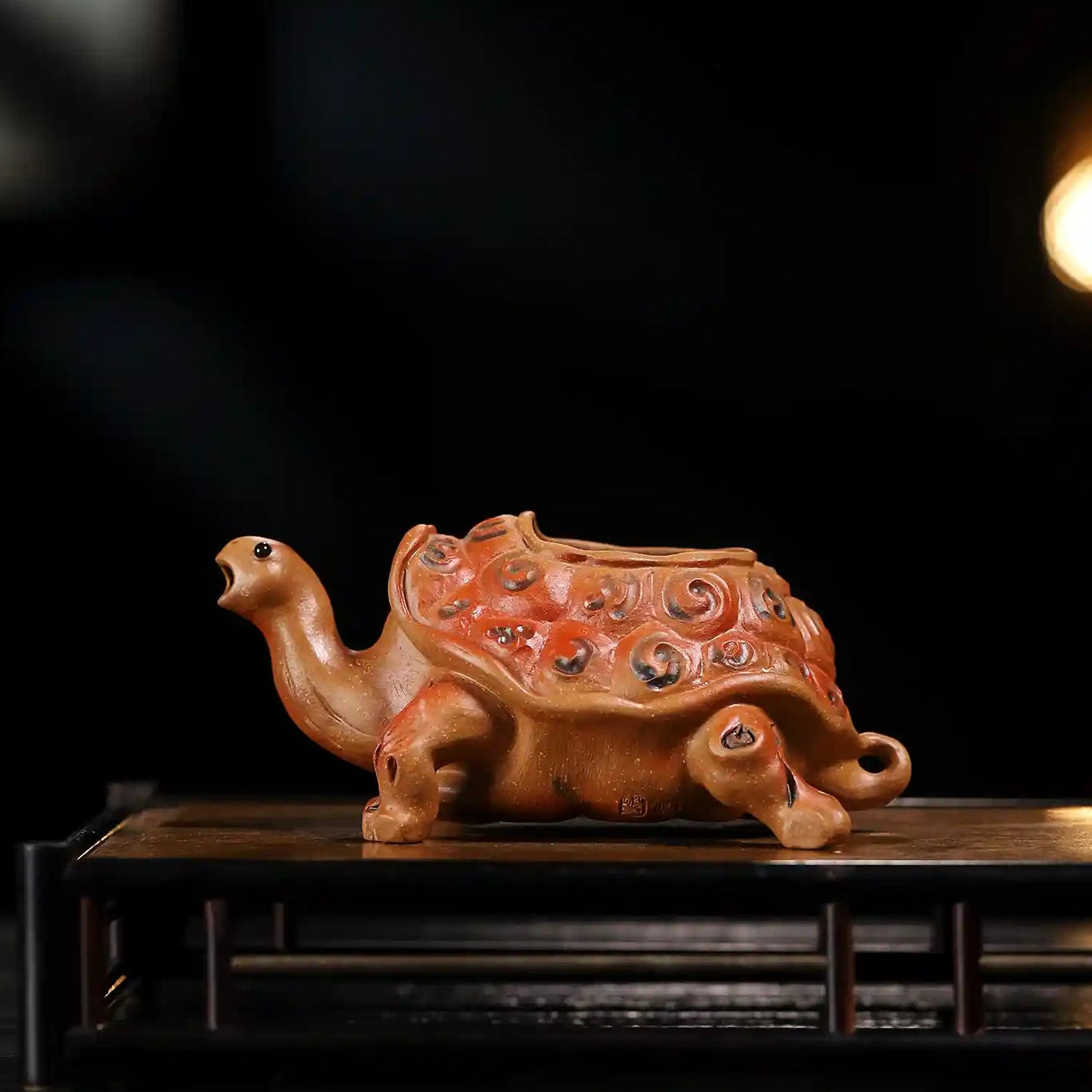 Yixing Zisha Handmade Blessing Turtle Fairness Tea Cup