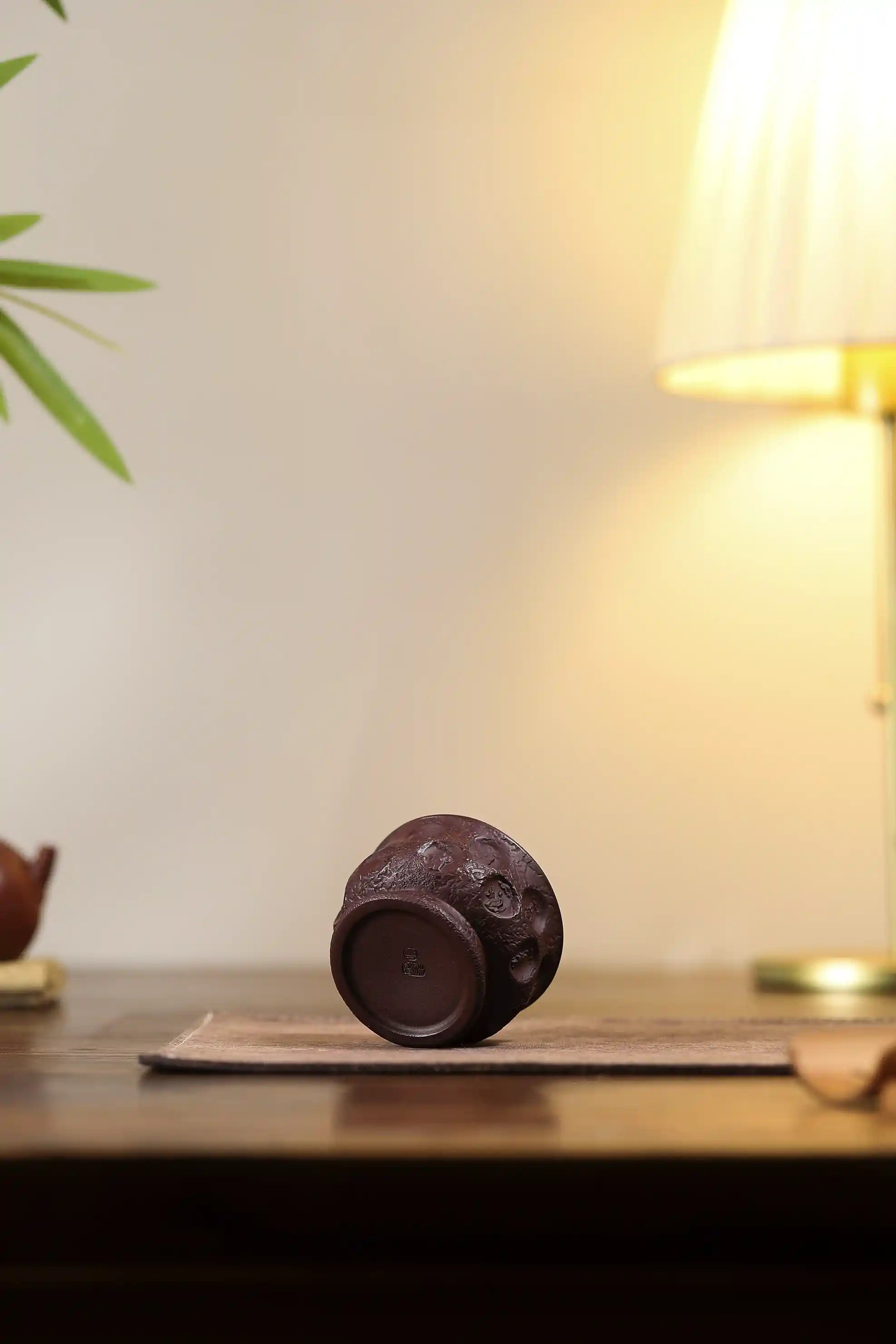 Yixing Zisha Handmade Buddha Grotto Tea Cup