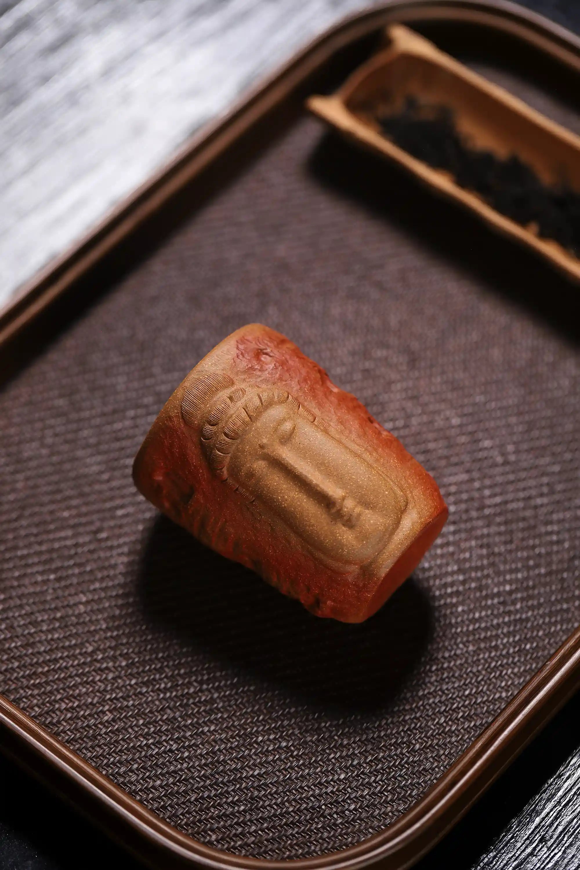 Yixing Zisha Handmade Buddha - head Teacup