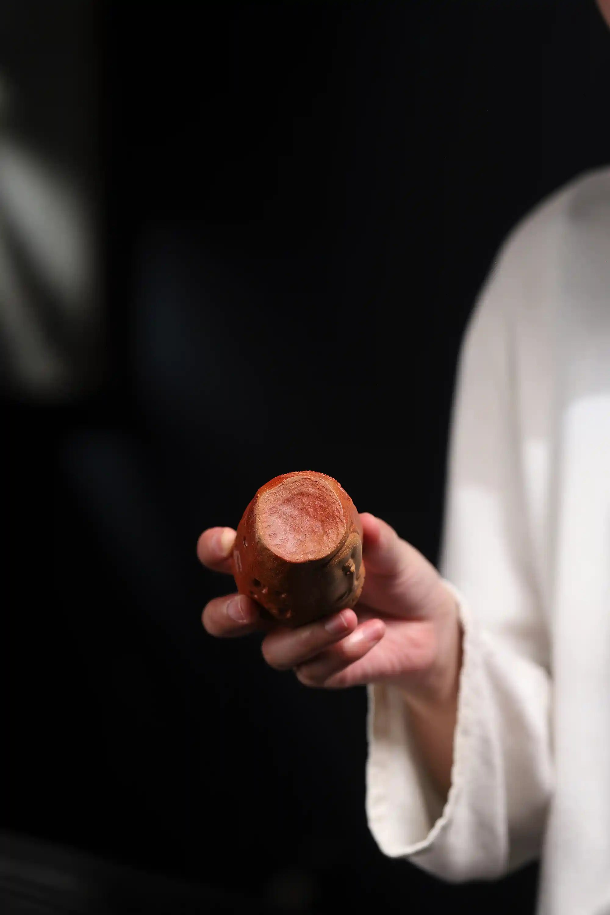 Yixing Zisha Handmade Buddha - head Teacup