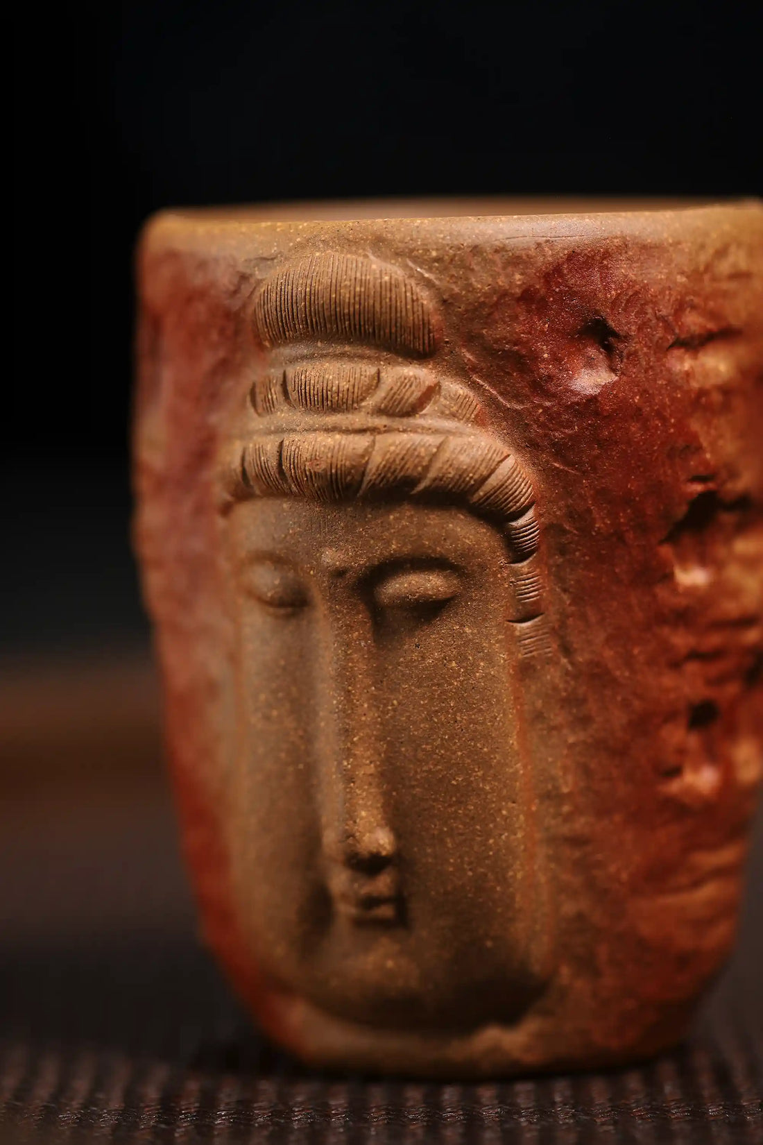 Yixing Zisha Handmade Buddha - head Teacup