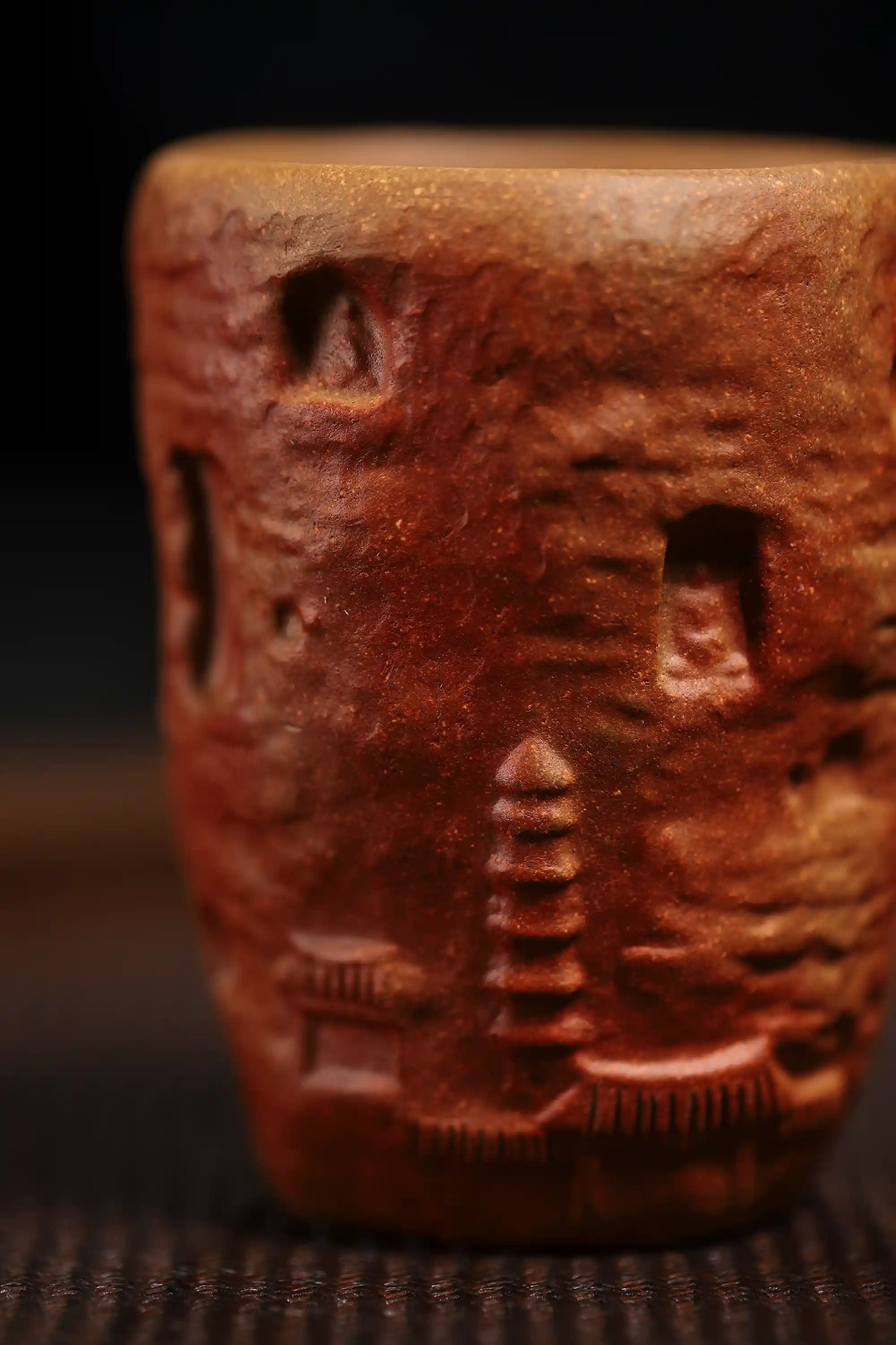 Yixing Zisha Handmade Buddha - head Teacup