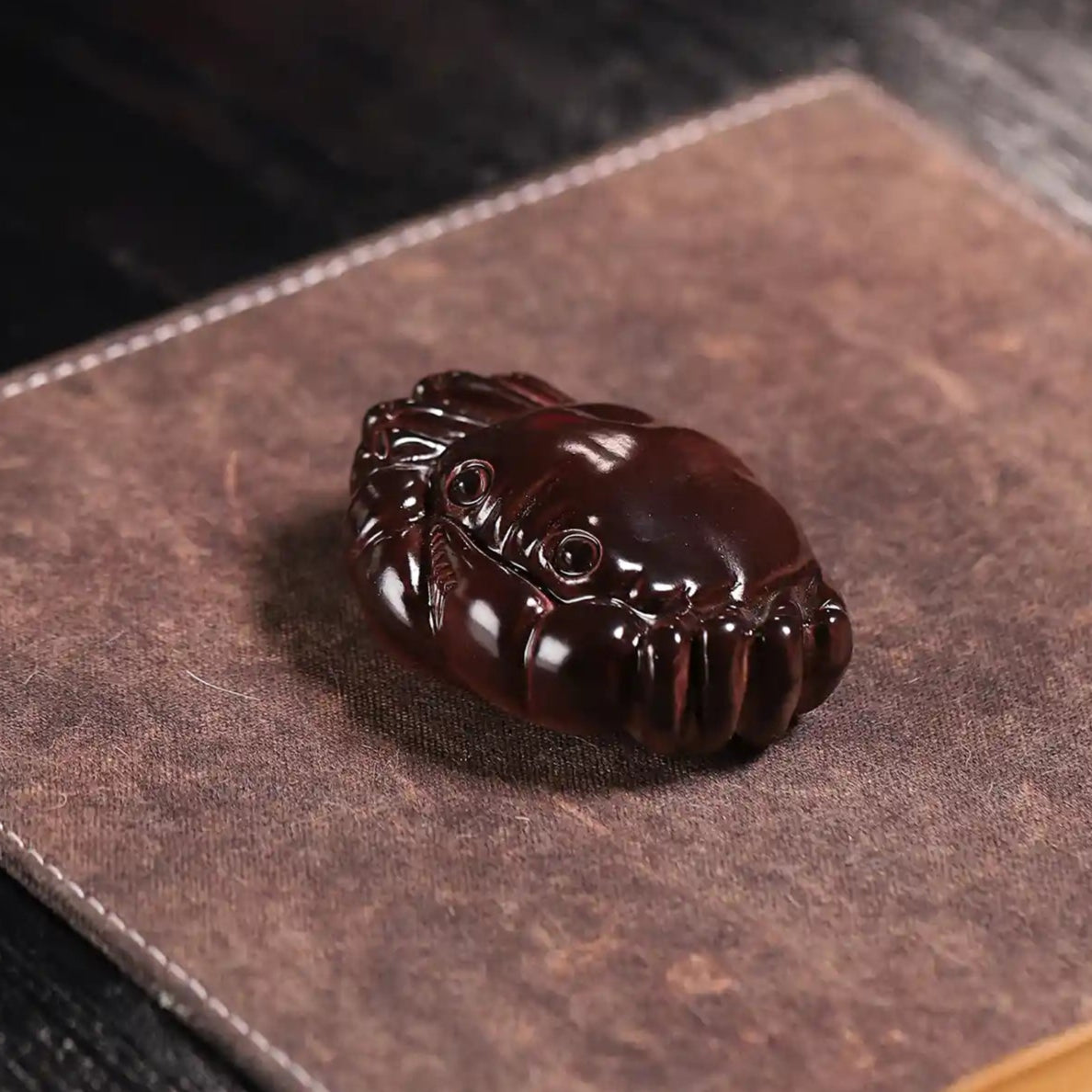 Yixing Zisha Handmade Color - changing Crab Tea Pet