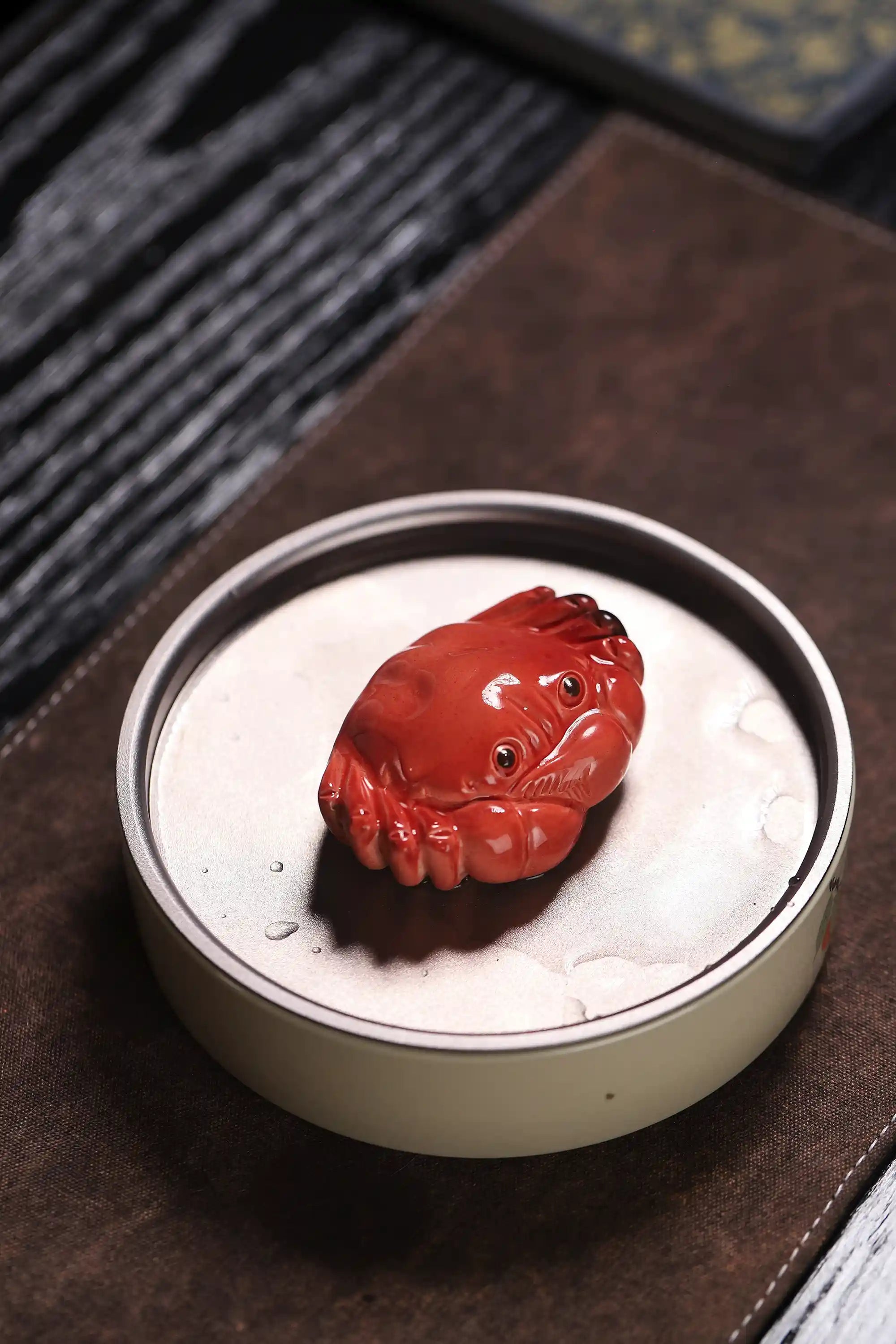 Yixing Zisha Handmade Color - changing Crab Tea Pet