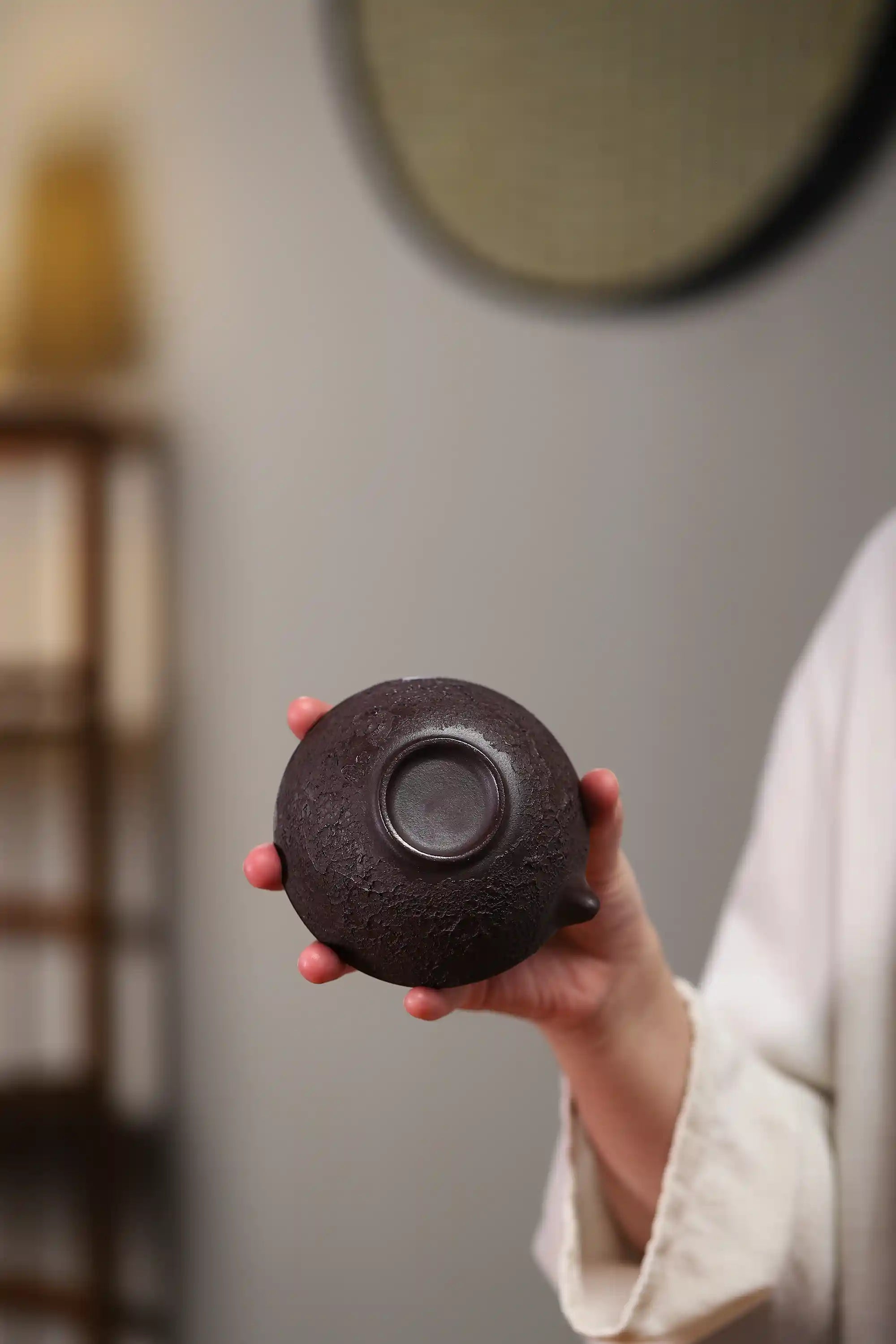 Yixing Zisha Handmade Crab-Lid Teapot