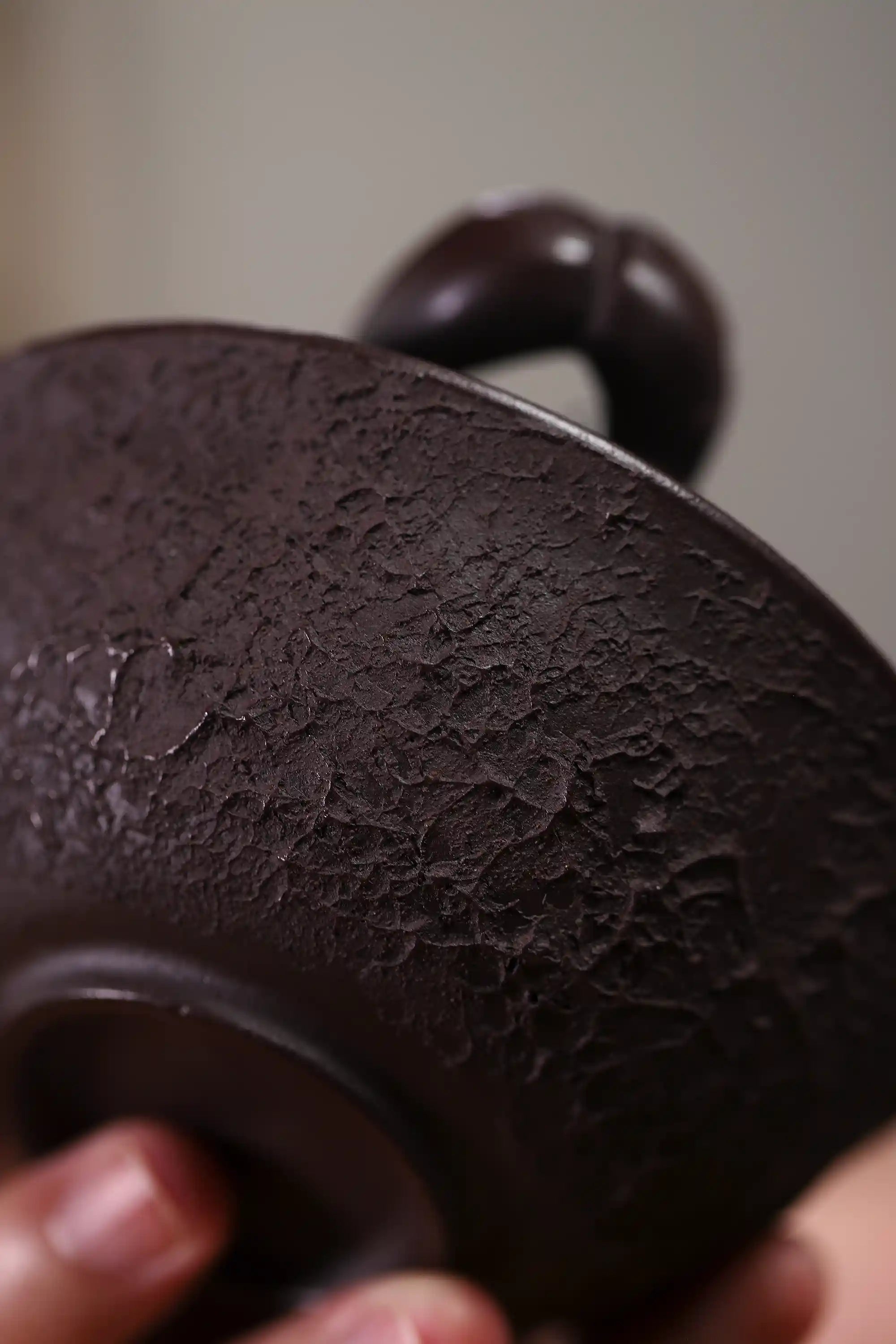 Yixing Zisha Handmade Crab-Lid Teapot