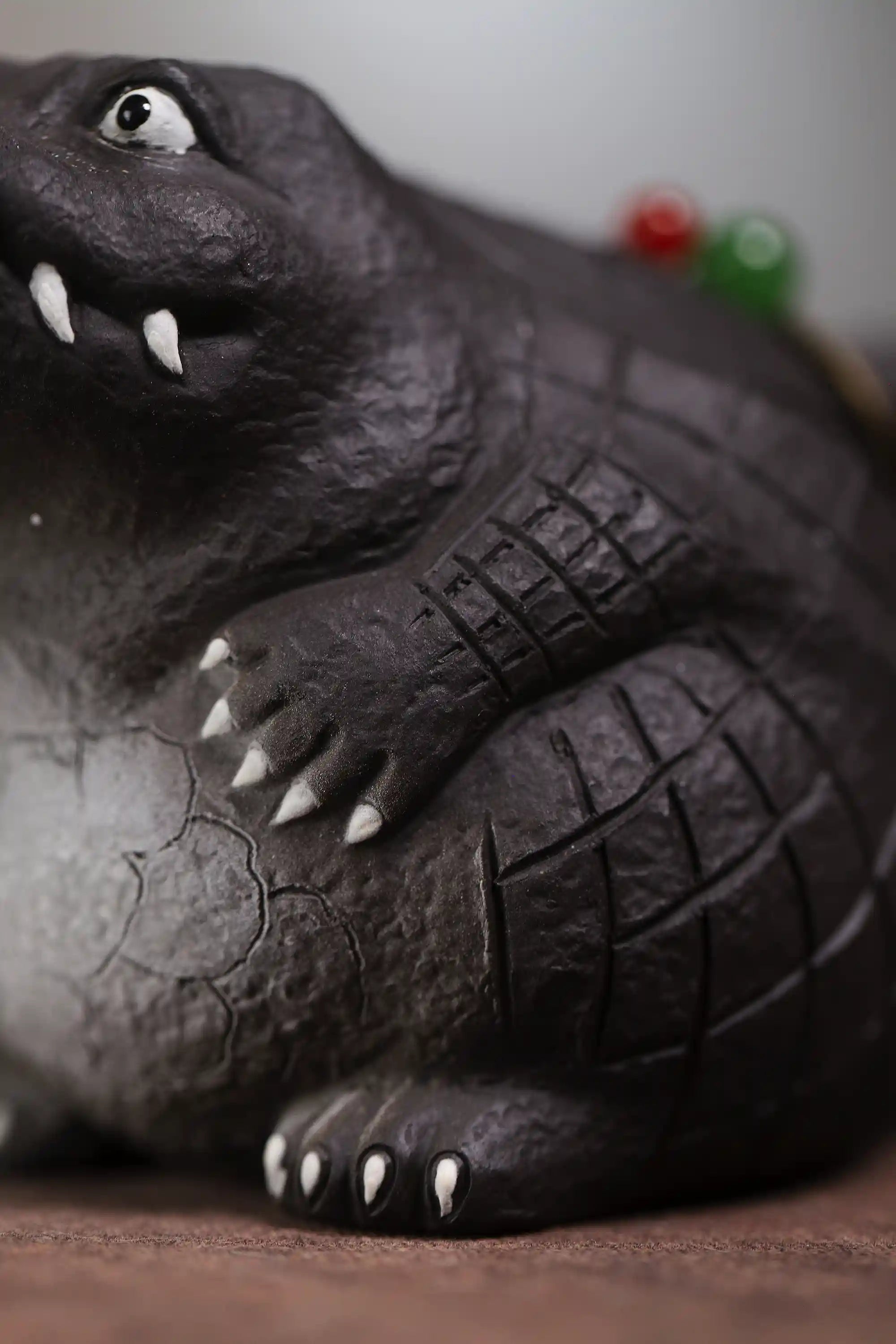 Yixing Zisha Handmade Crocodile Teapot