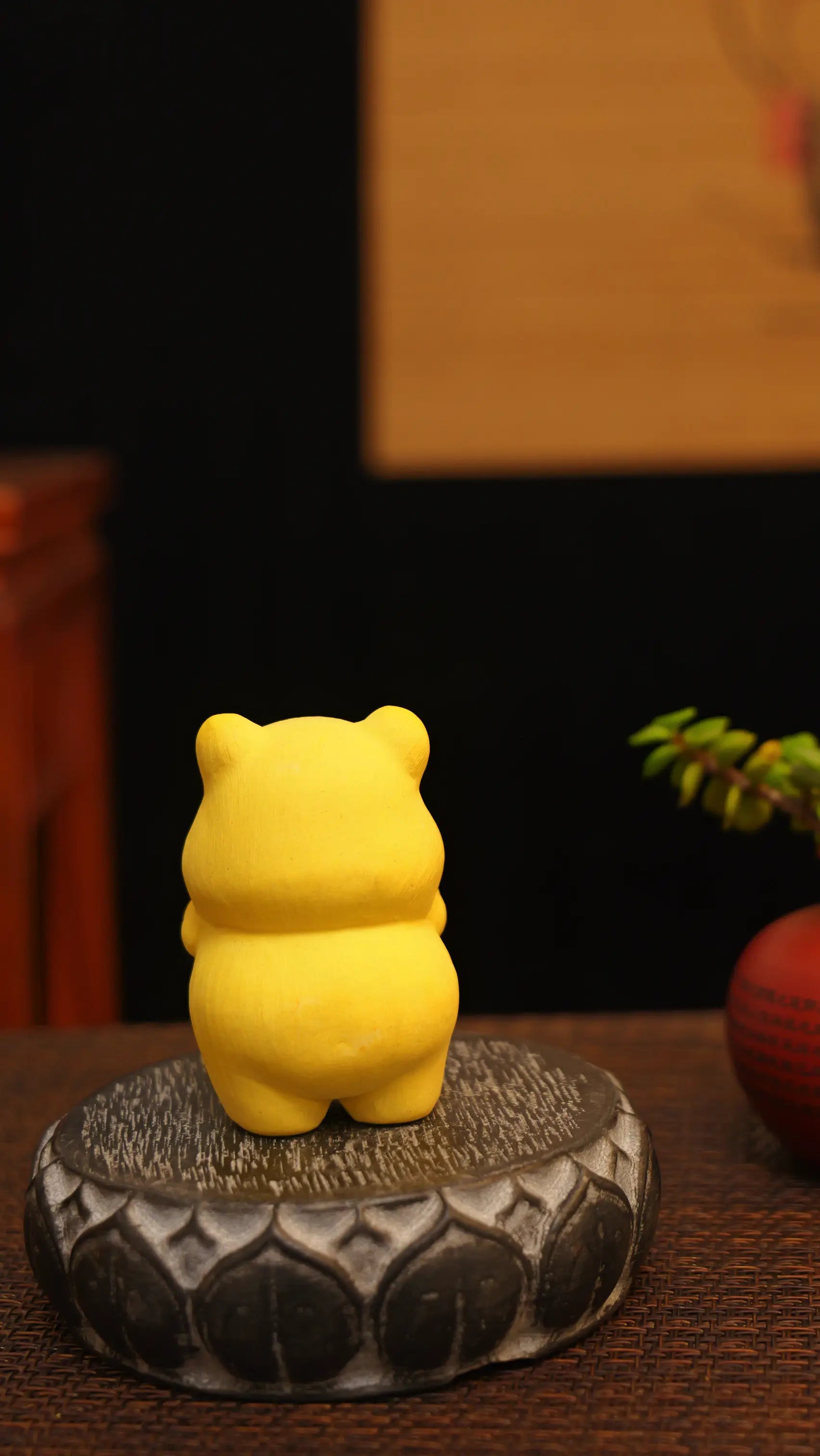 Yixing Zisha Handmade Cute Bear Tea Pet