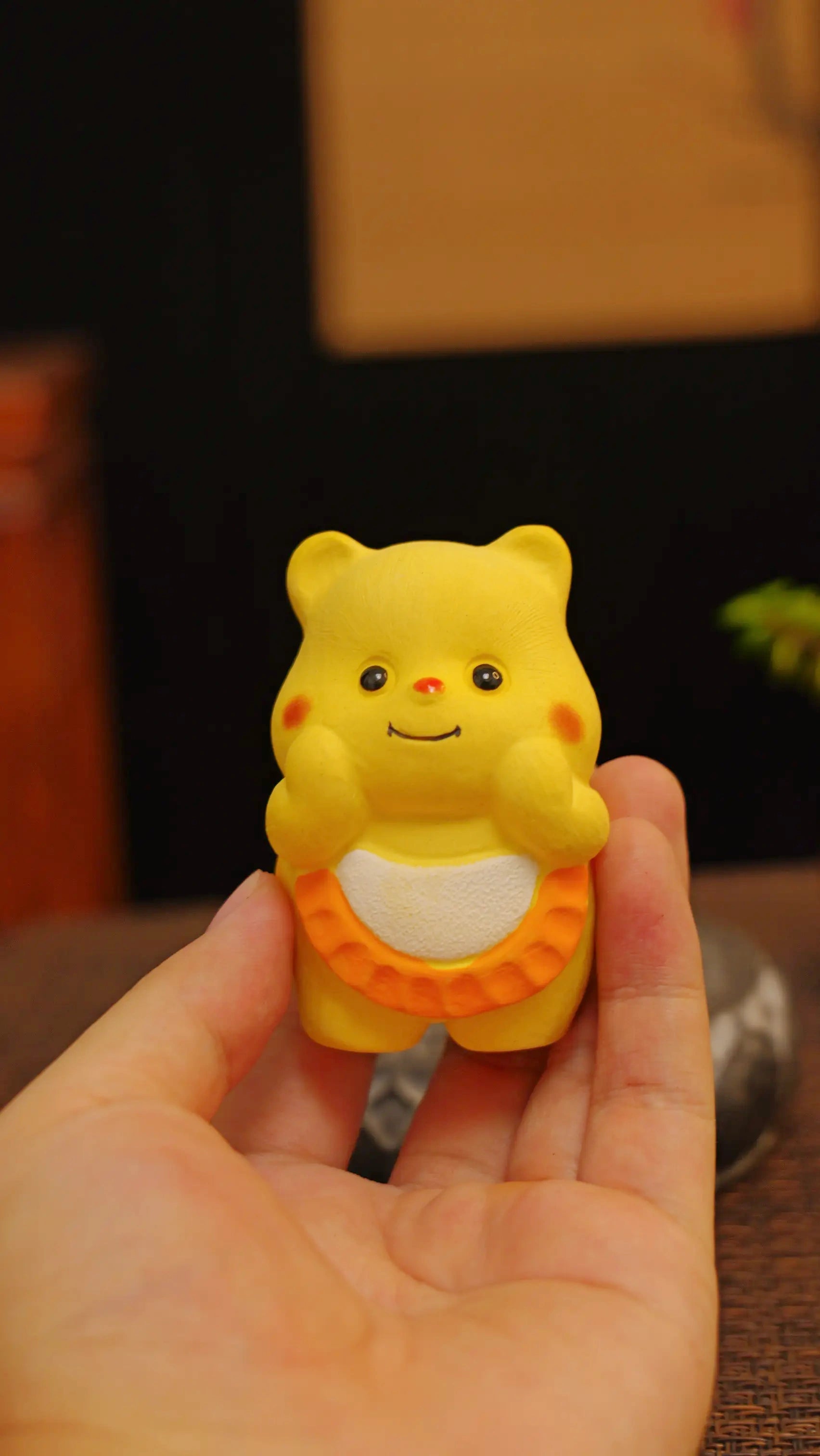 Yixing Zisha Handmade Cute Bear Tea Pet