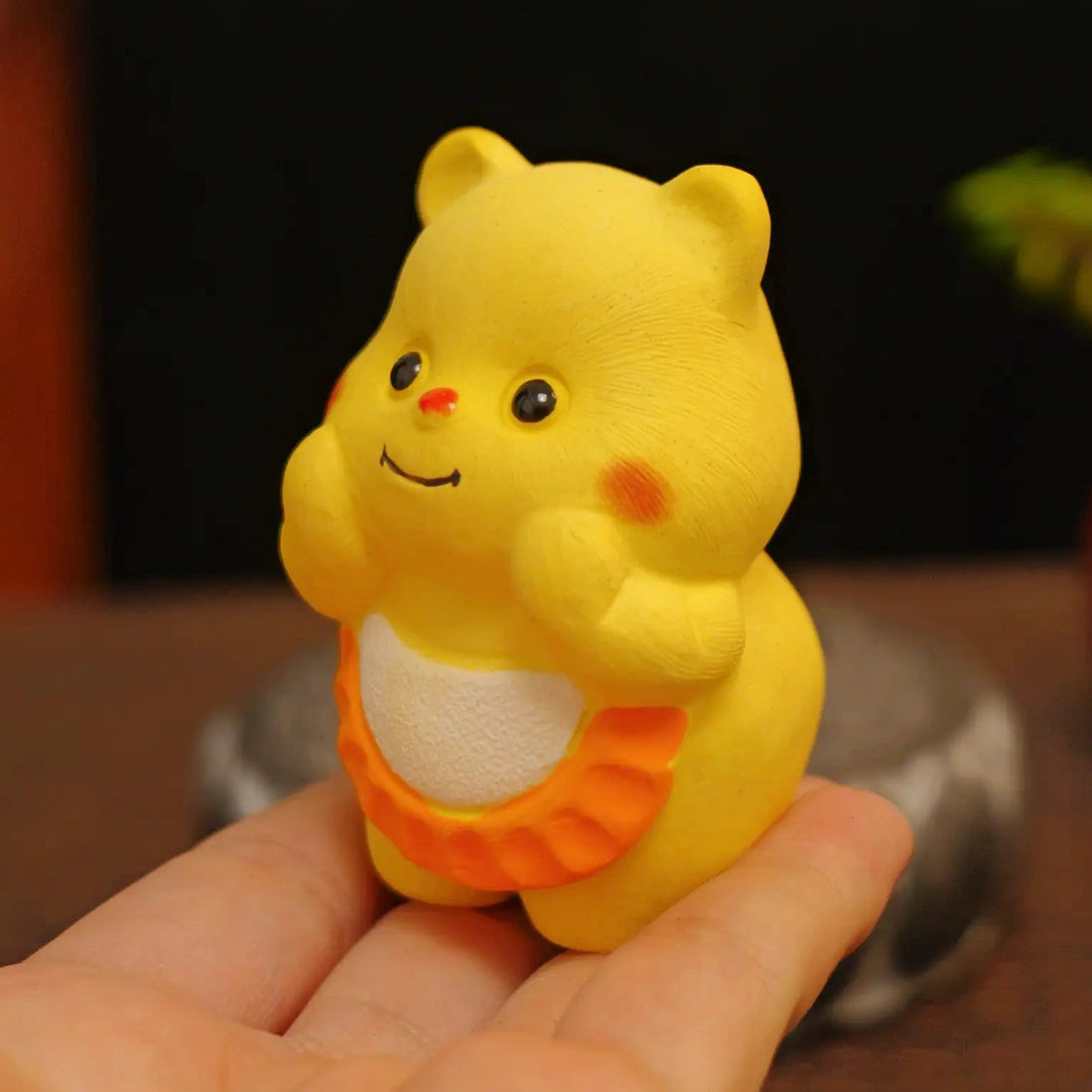 Yixing Zisha Handmade Cute Bear Tea Pet