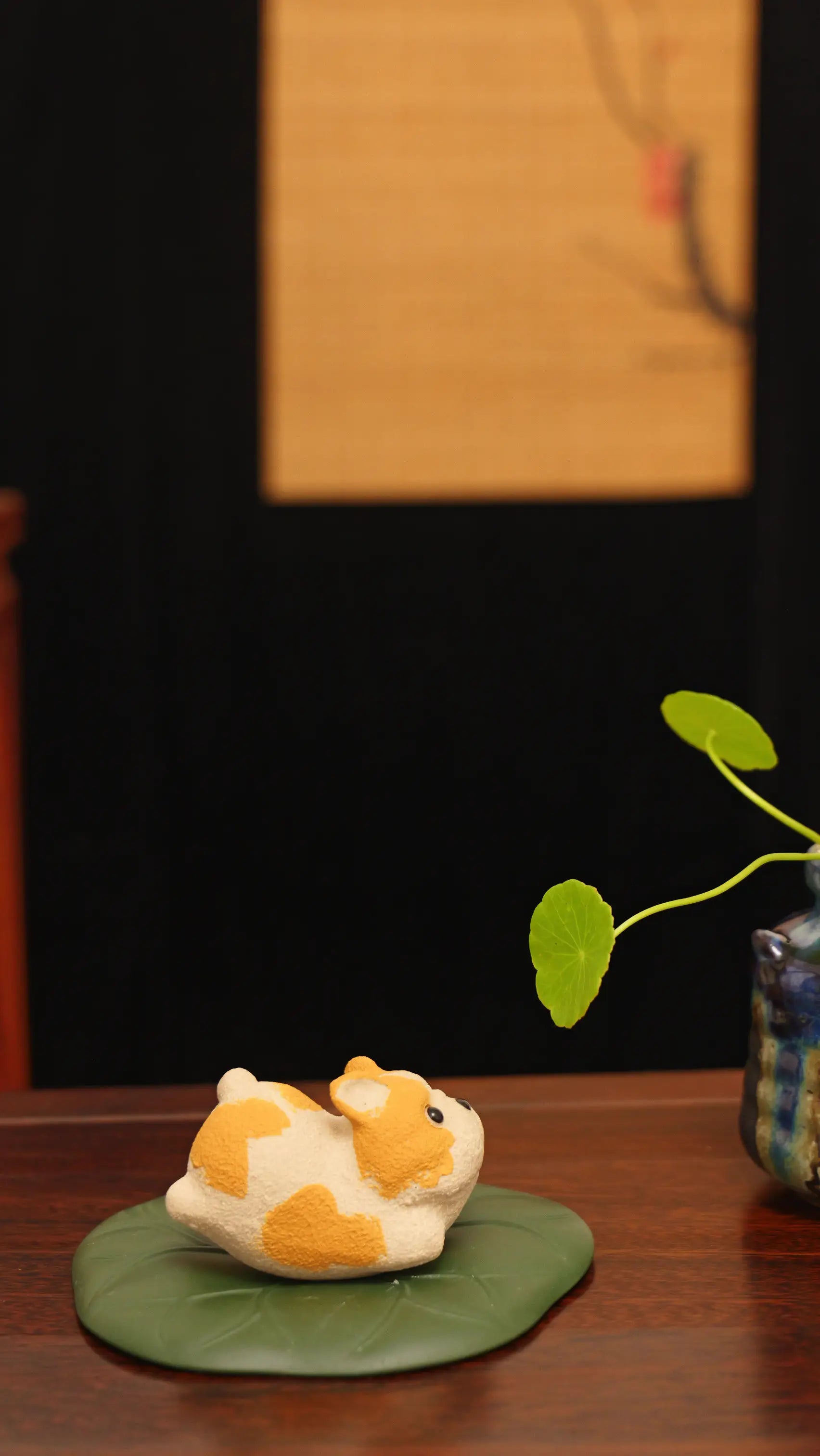 Yixing Zisha Handmade Cute Corgi Tea Pet (Lovely Lying-down Style)