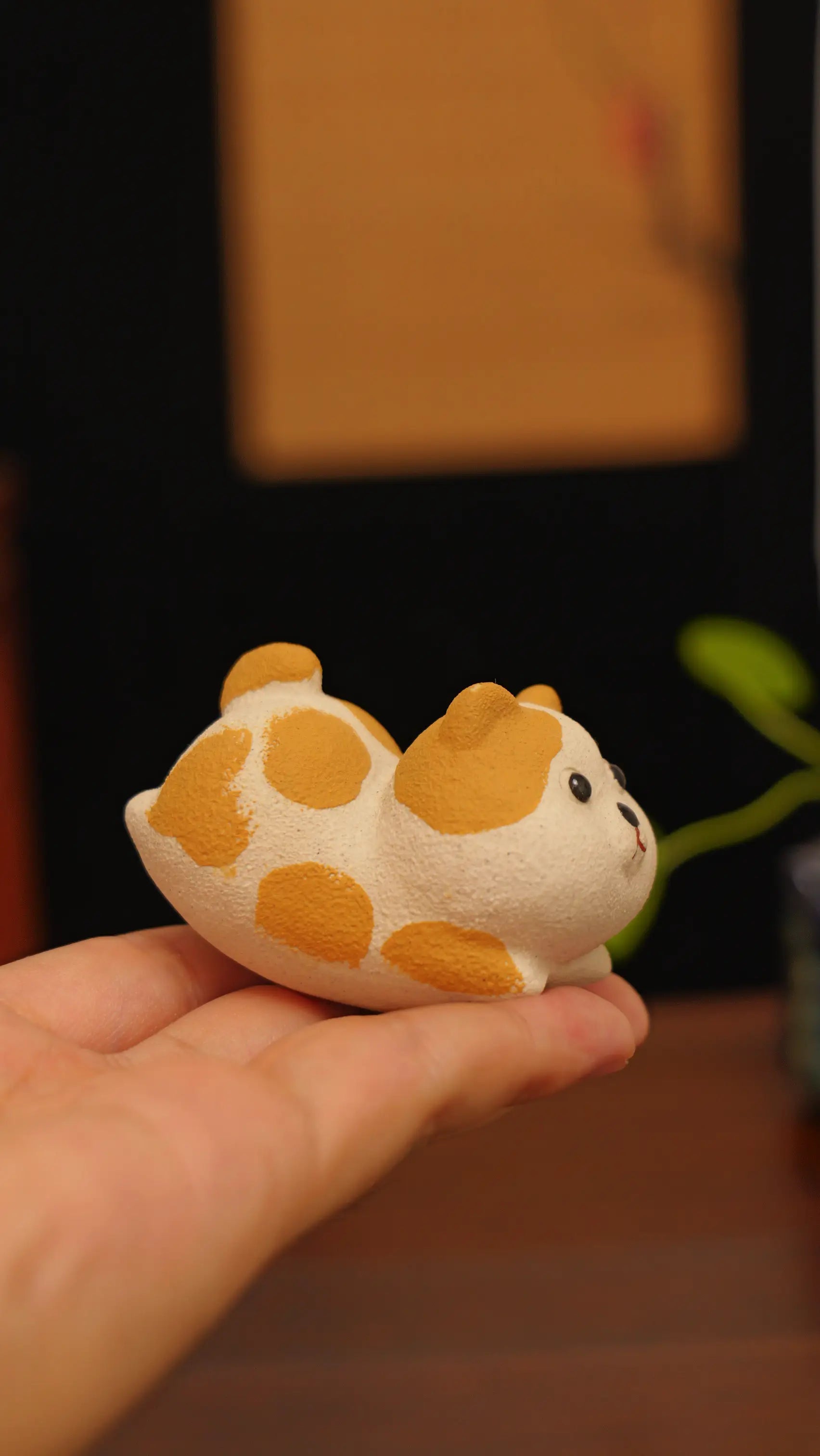 Yixing Zisha Handmade Cute Corgi Tea Pet (Lovely Lying-down Style)