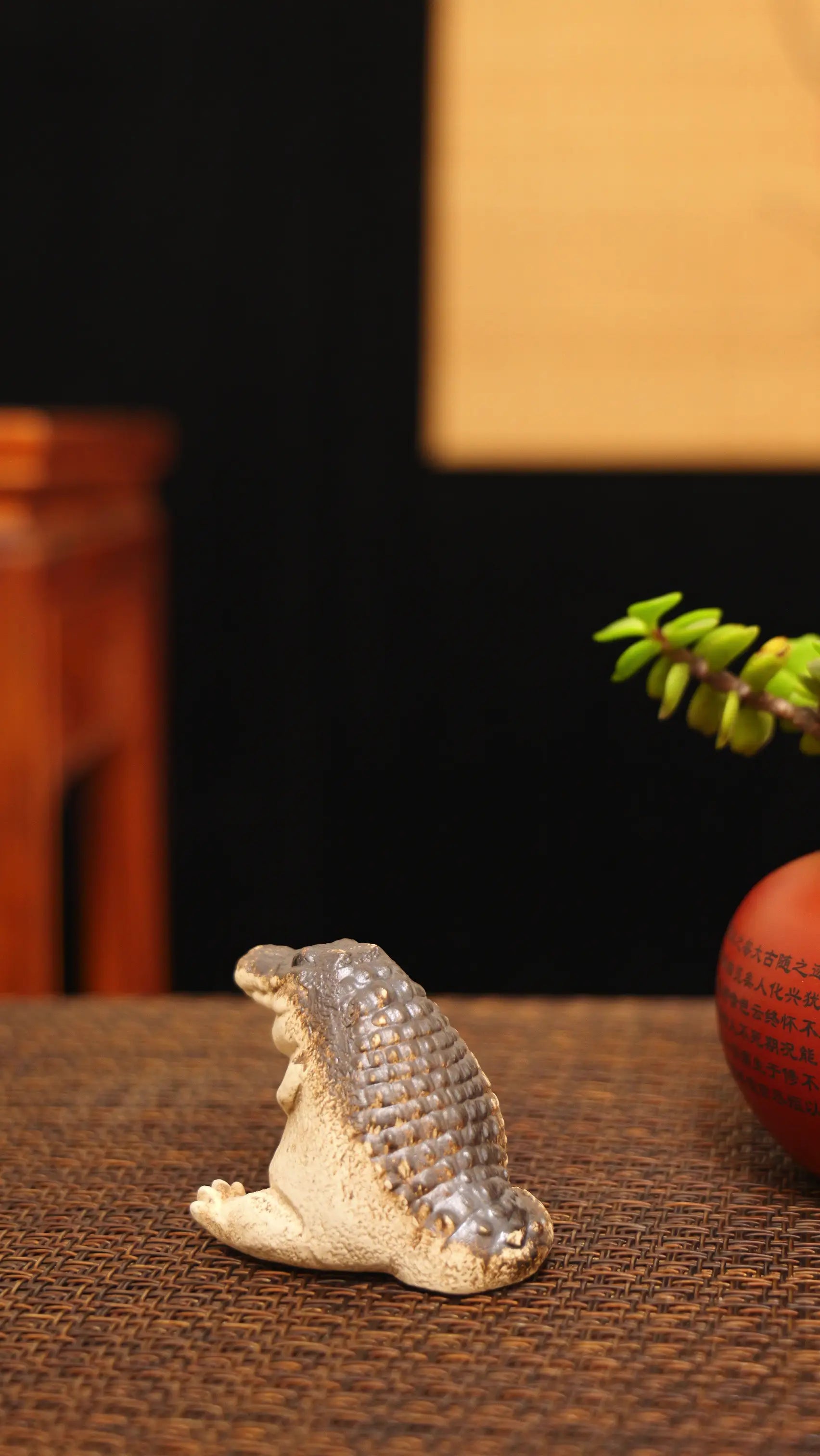 Yixing Zisha Handmade Cute Crocodile Tea Pet