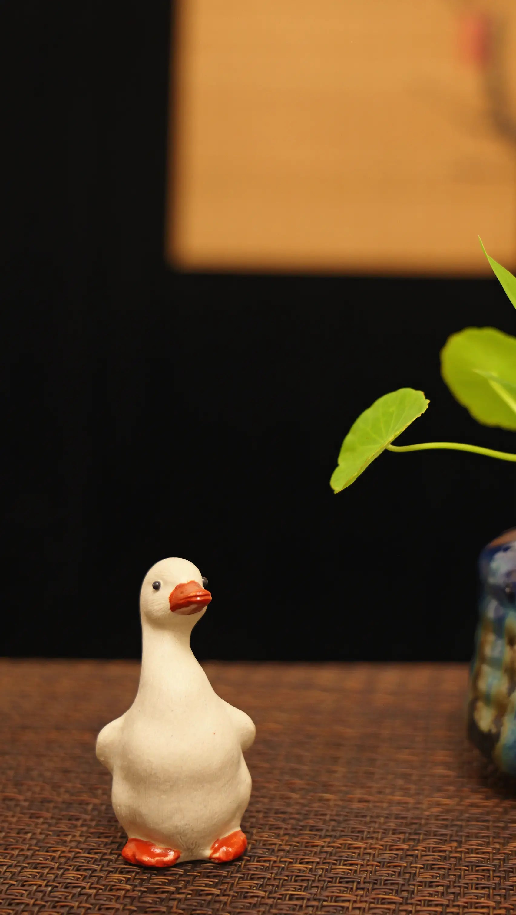 Yixing Zisha Handmade Cute Duckling Tea Pet