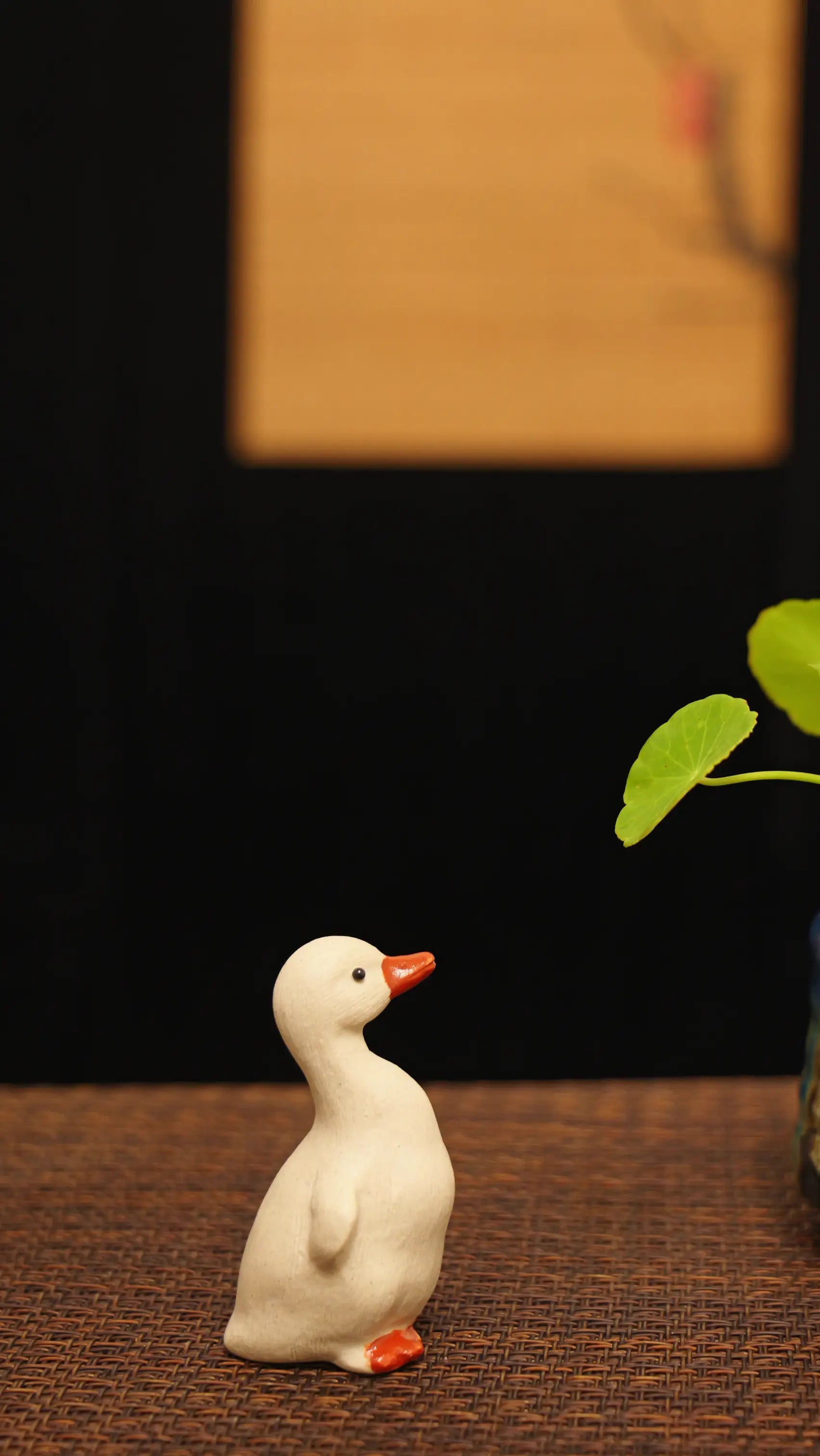 Yixing Zisha Handmade Cute Duckling Tea Pet