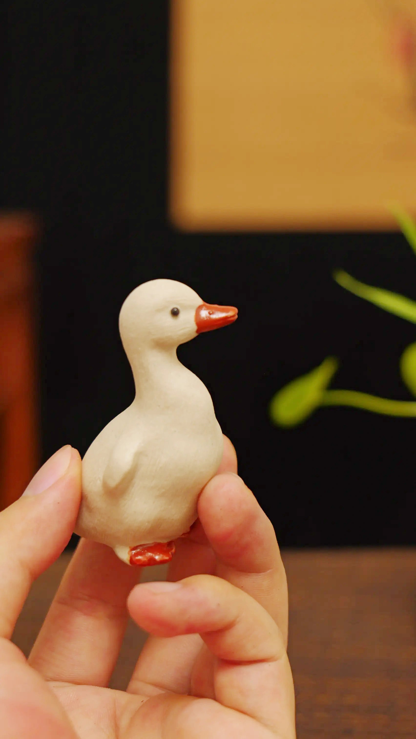 Yixing Zisha Handmade Cute Duckling Tea Pet