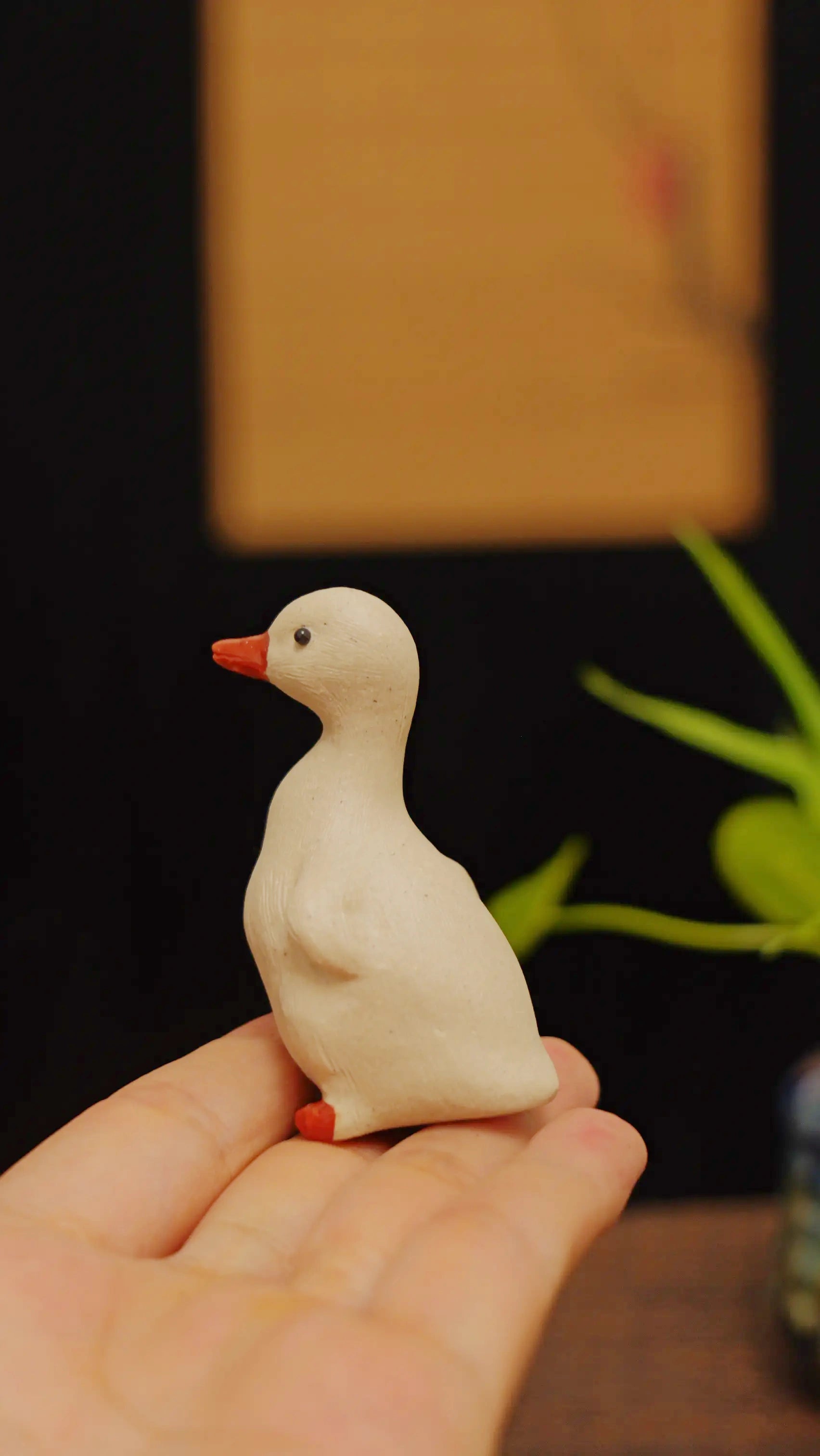 Yixing Zisha Handmade Cute Duckling Tea Pet