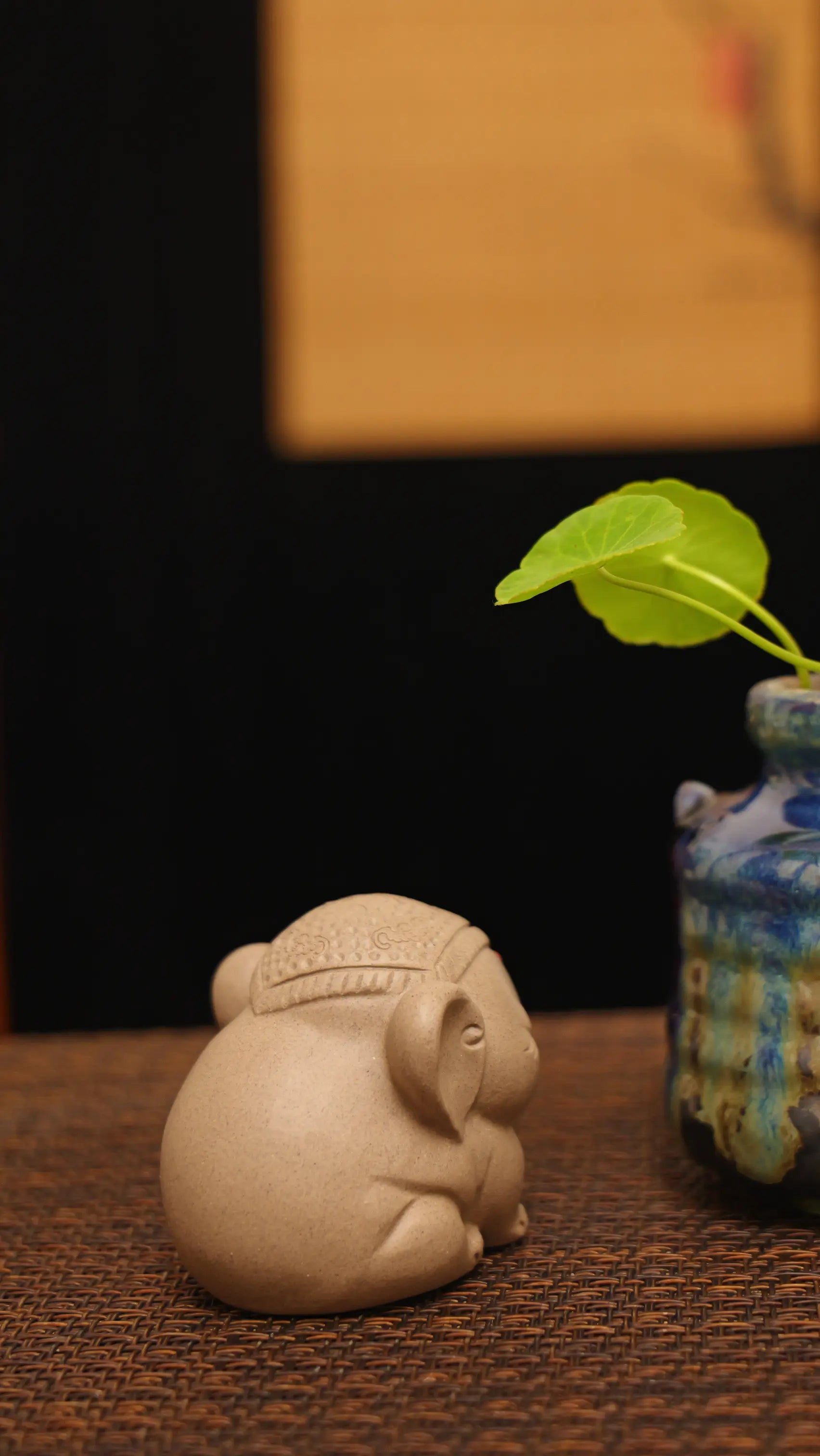 Yixing Zisha Handmade Round Elephant Tea Pet