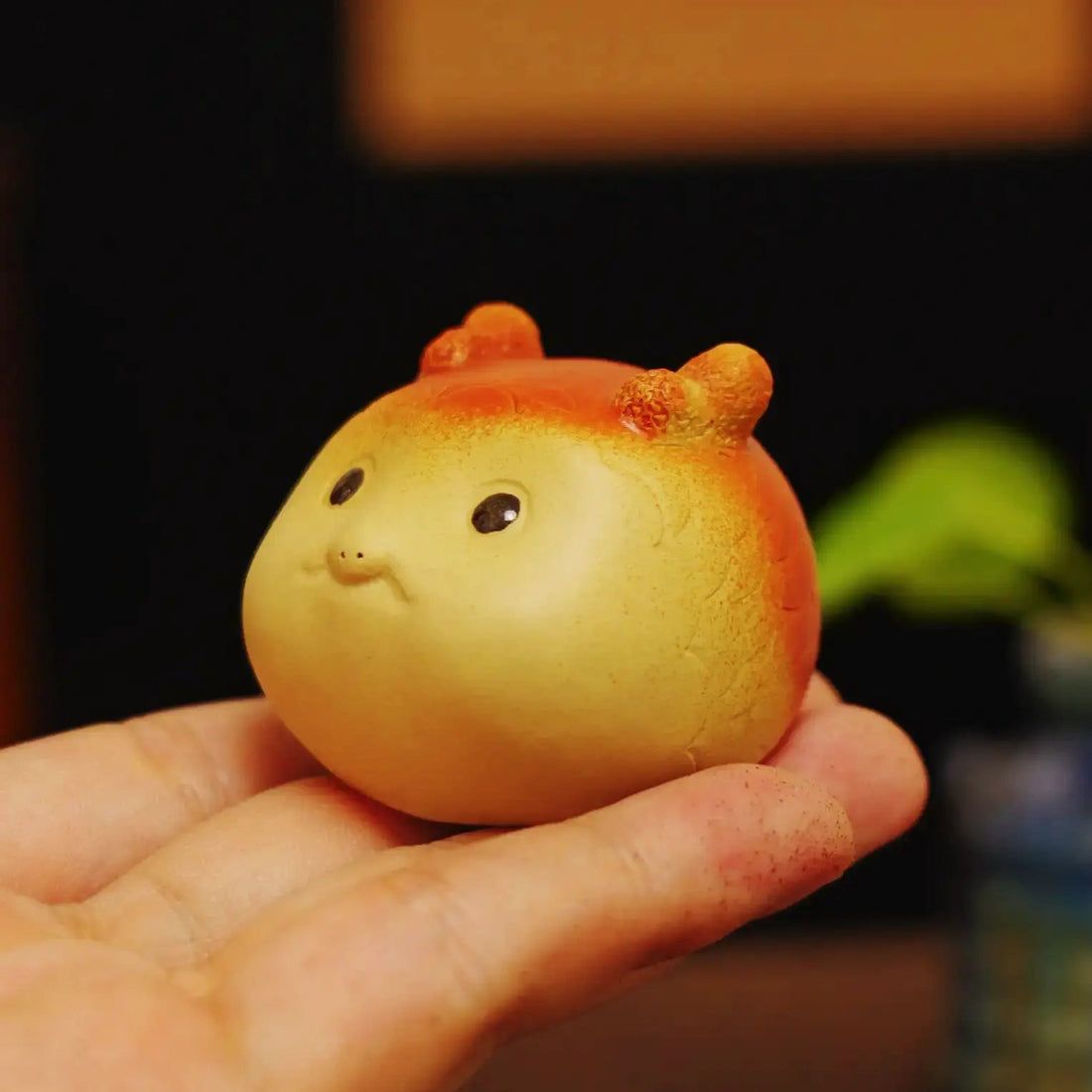 Yixing Zisha Handmade Cute Little Dragon Tea Pet