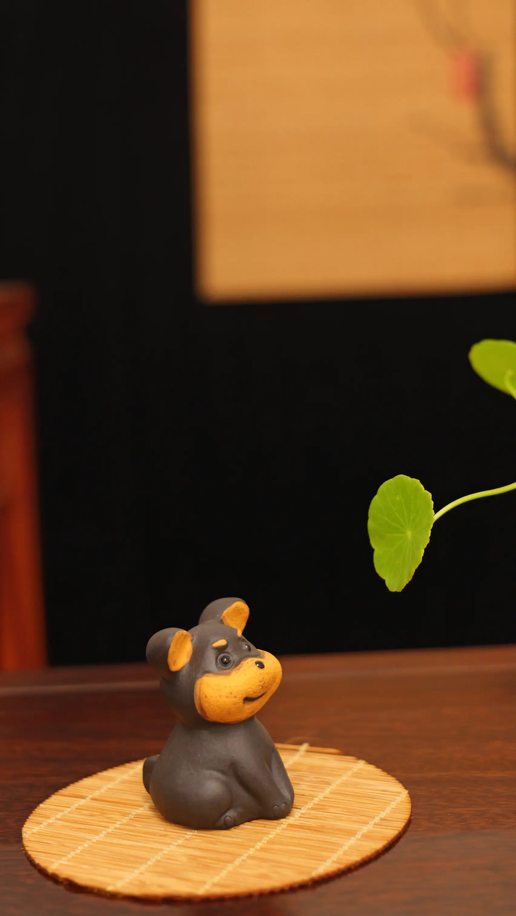Yixing Zisha Handmade Cute Puppy Tea Pet