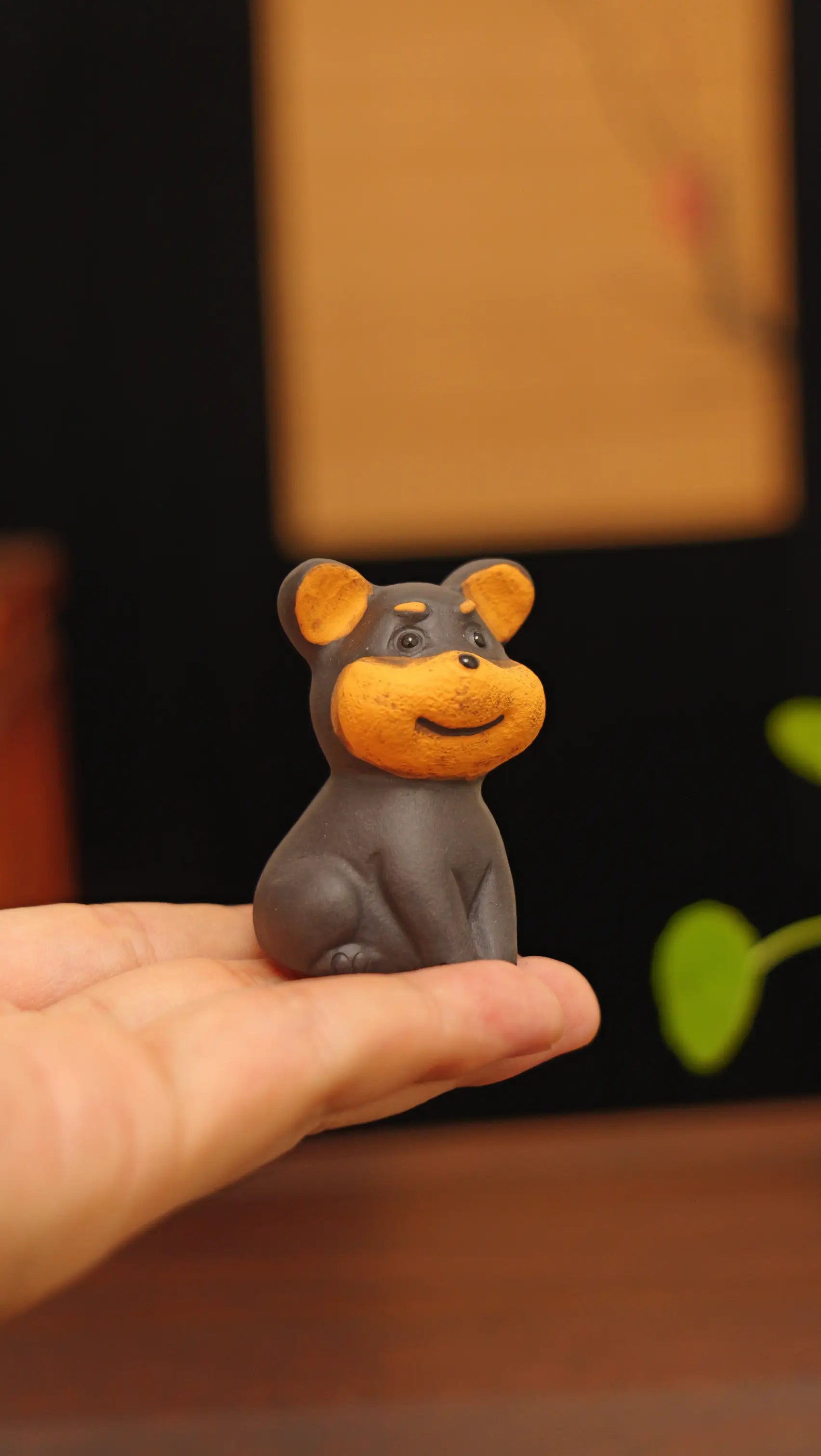 Yixing Zisha Handmade Cute Puppy Tea Pet