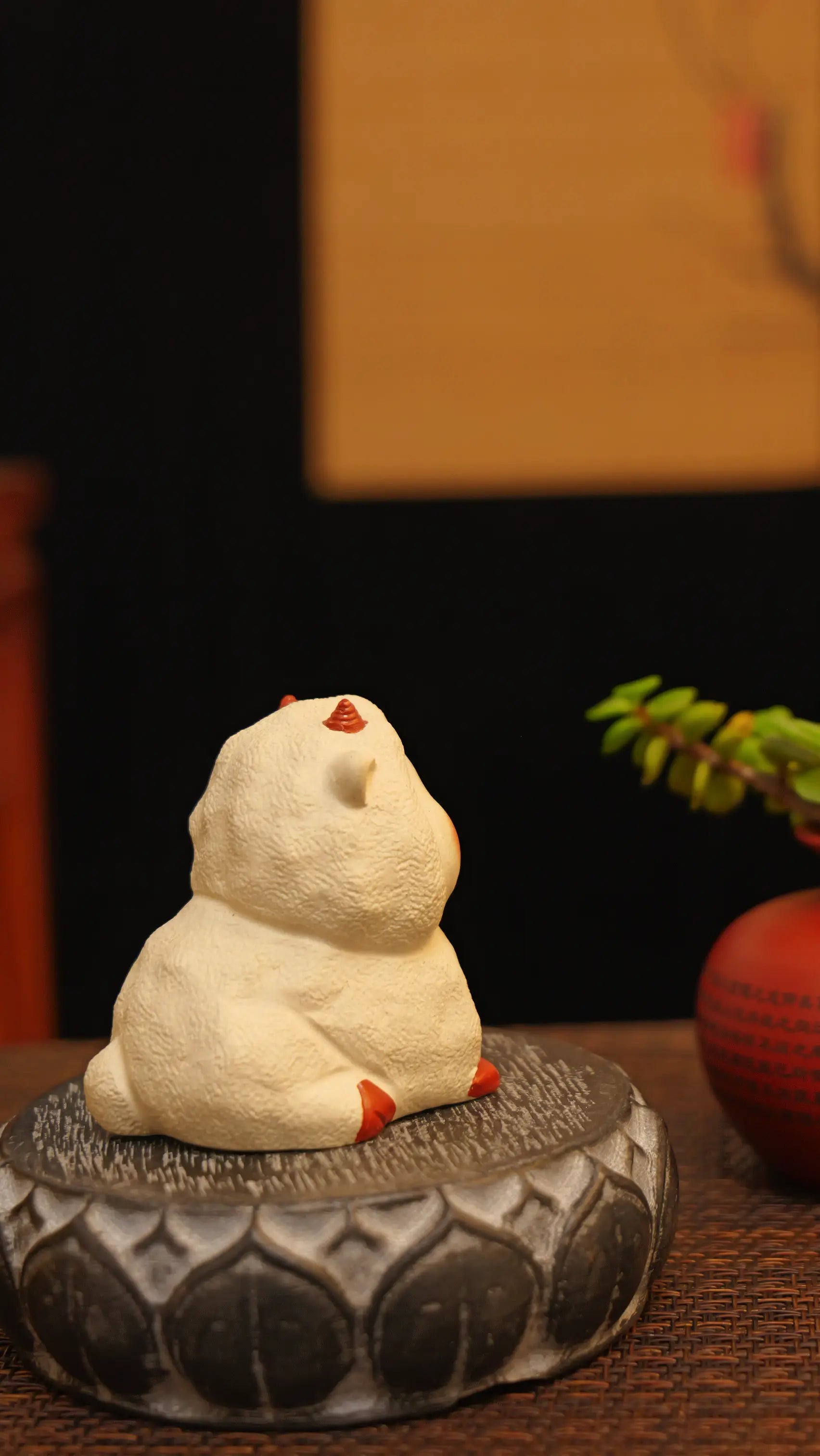 Yixing Zisha Handmade Cute Sheep Tea Pet