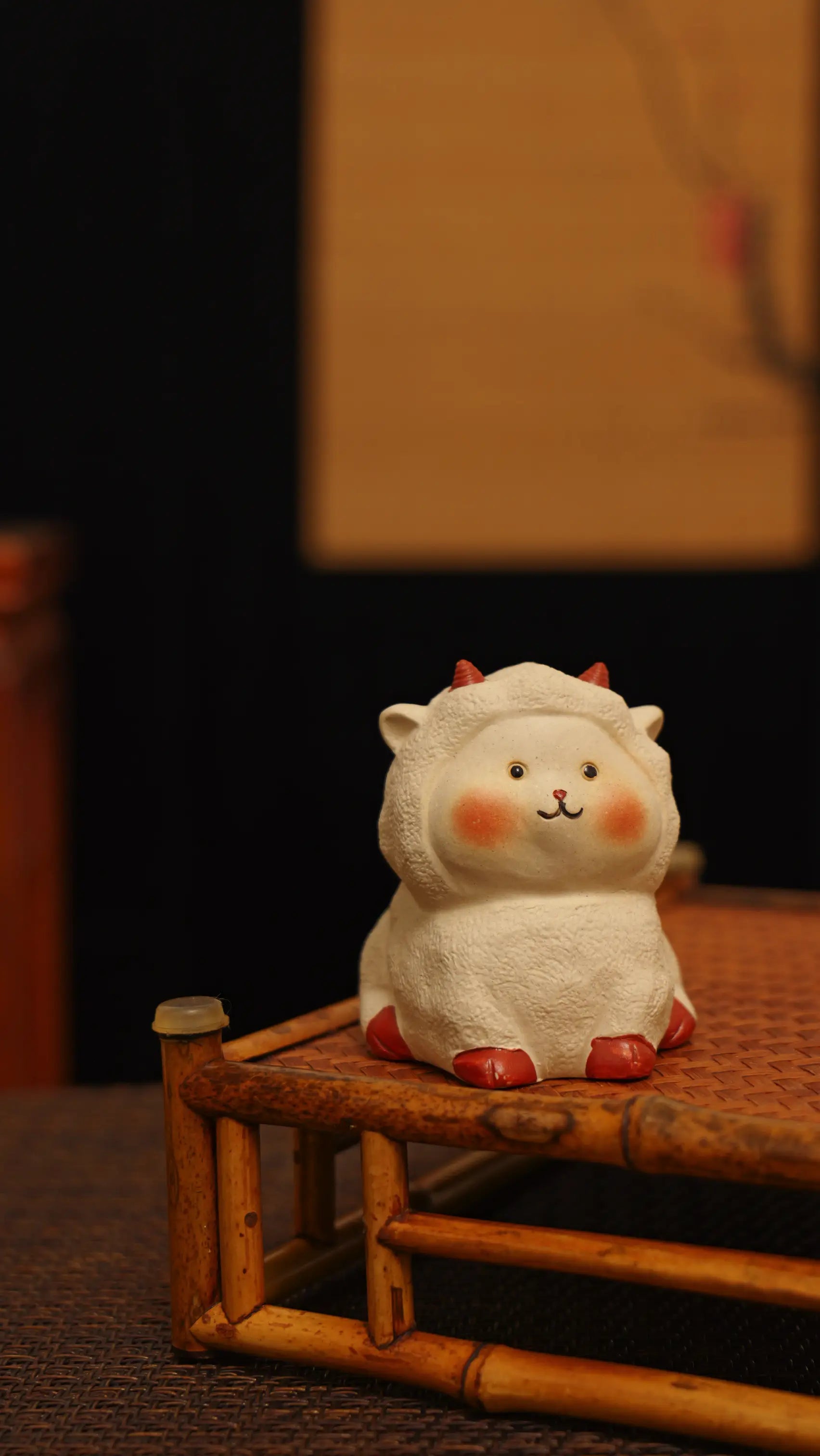 Yixing Zisha Handmade Cute Sheep Tea Pet