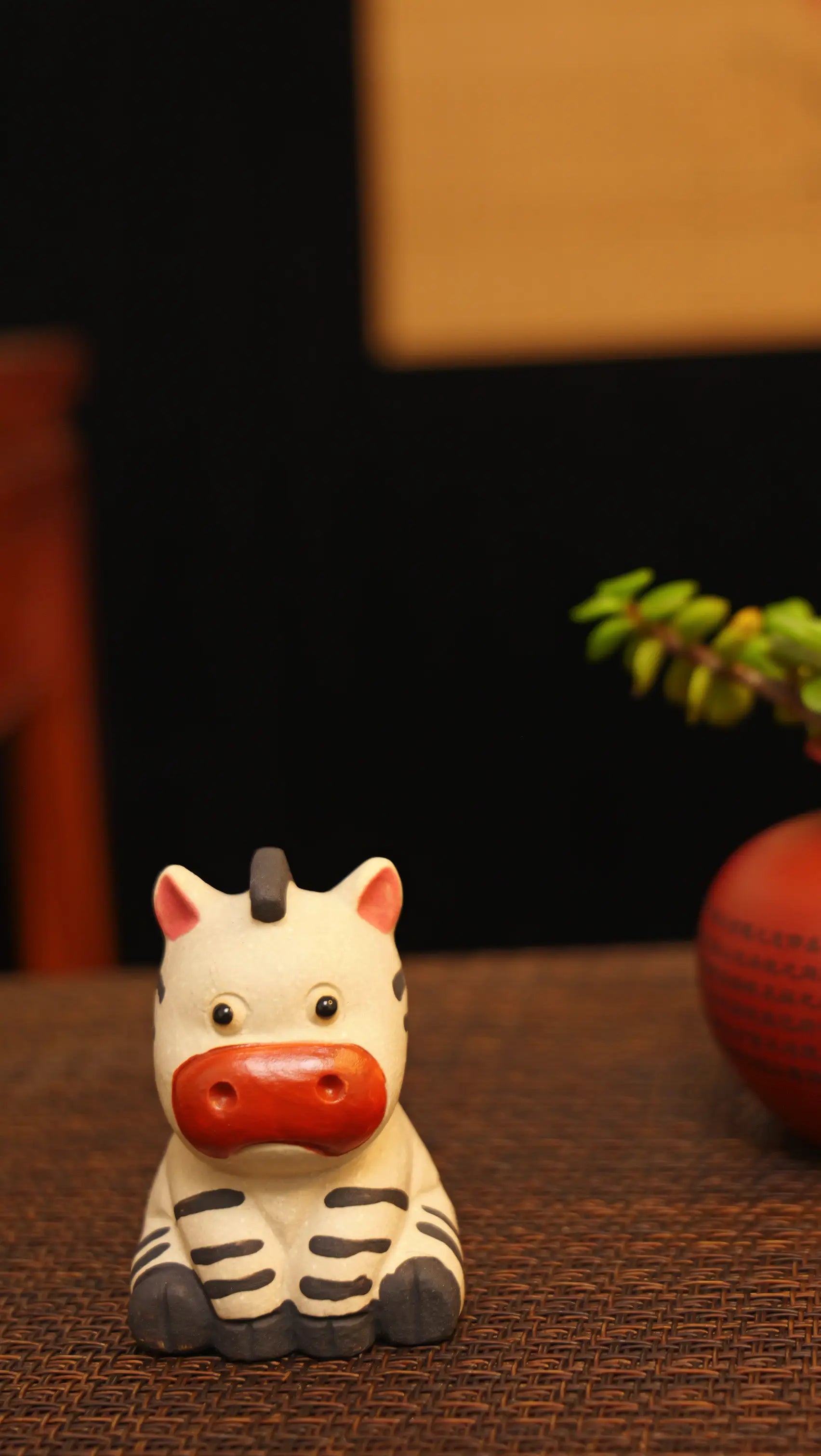 Yixing Zisha Handmade Cute Zebra Tea Pet
