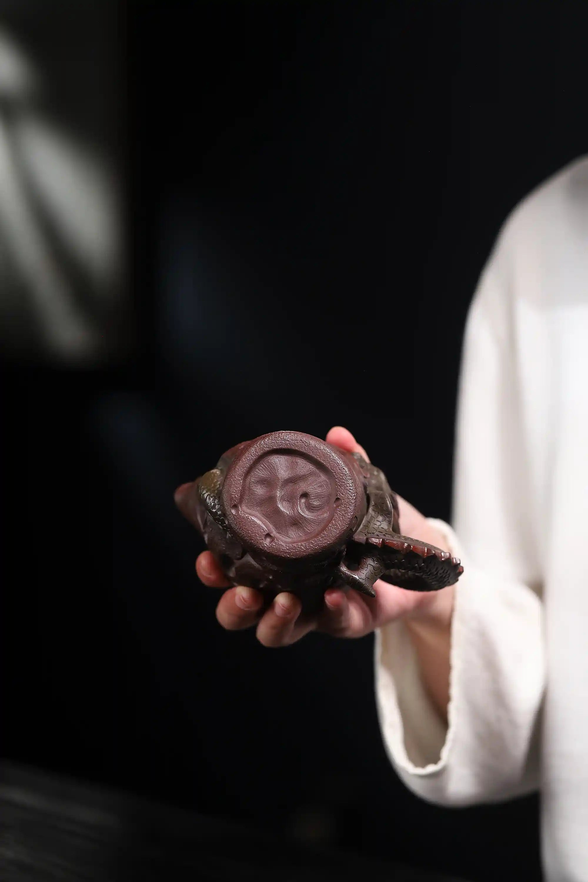Yixing Zisha Handmade Dragon-Head Teacup