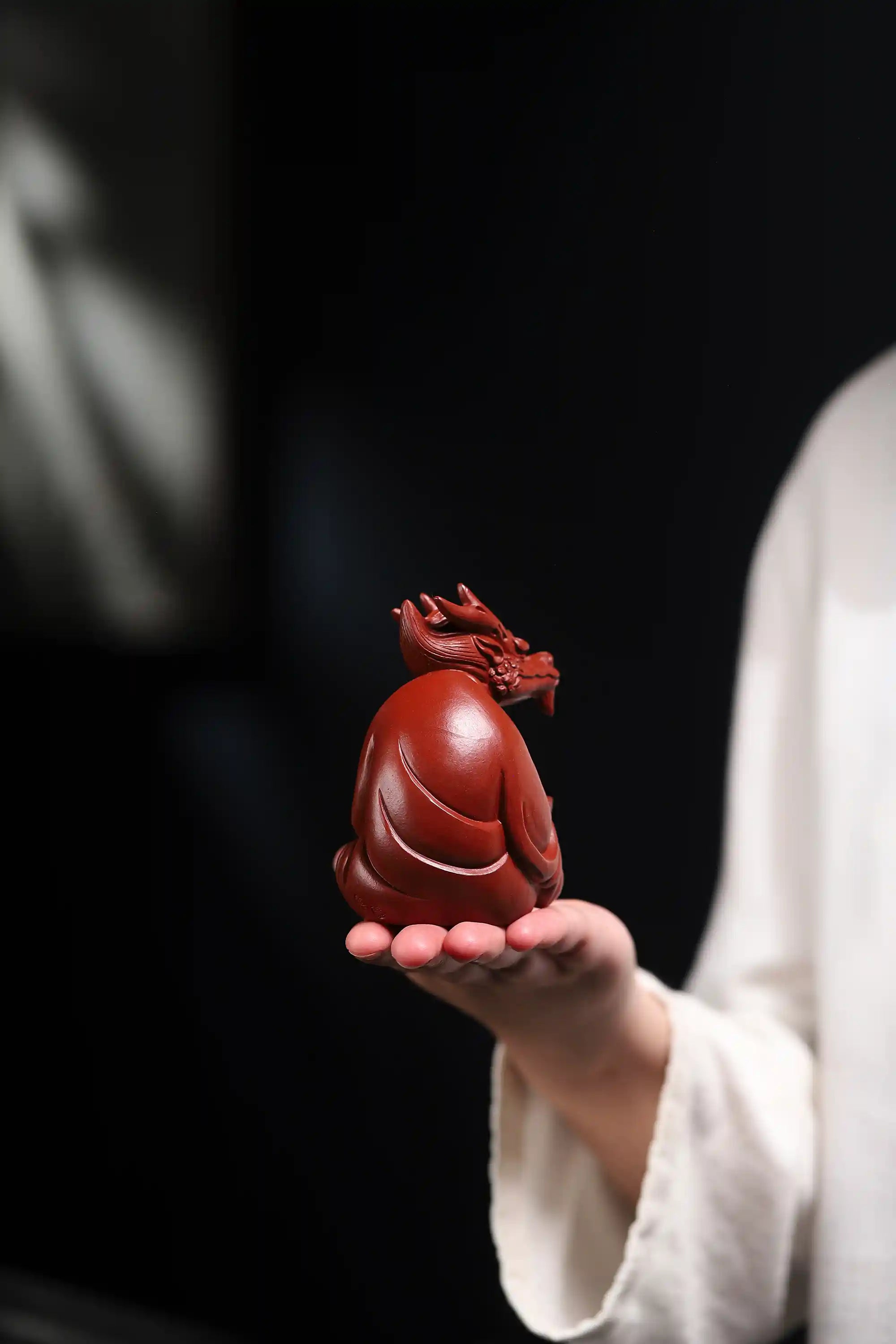 Yixing Zisha Handmade Dragon King Tea Pet (Auspicious Majesty Style)