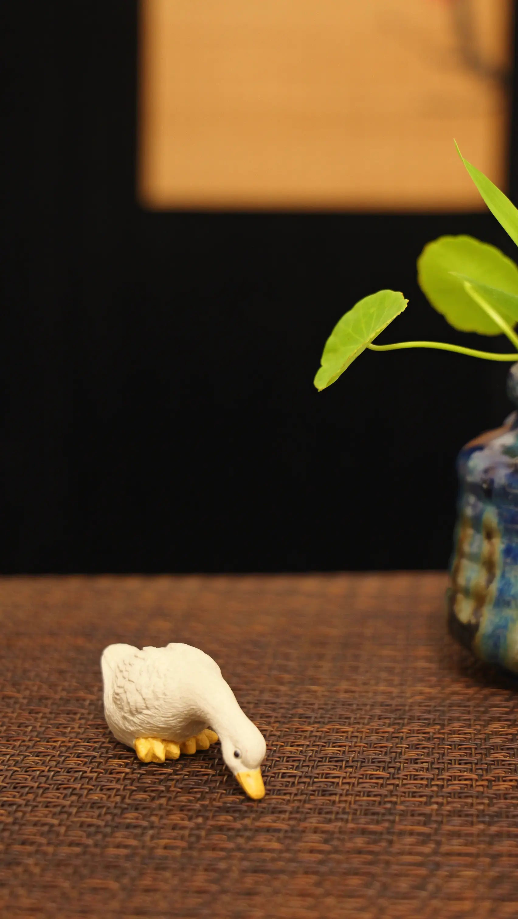 Yixing Zisha Handmade Foraging Duckling Tea Pet