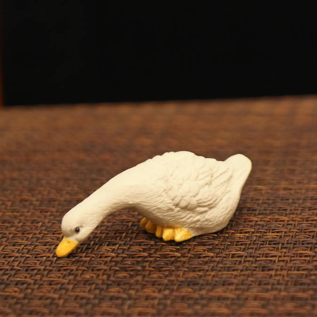 Yixing Zisha Handmade Foraging Duckling Tea Pet