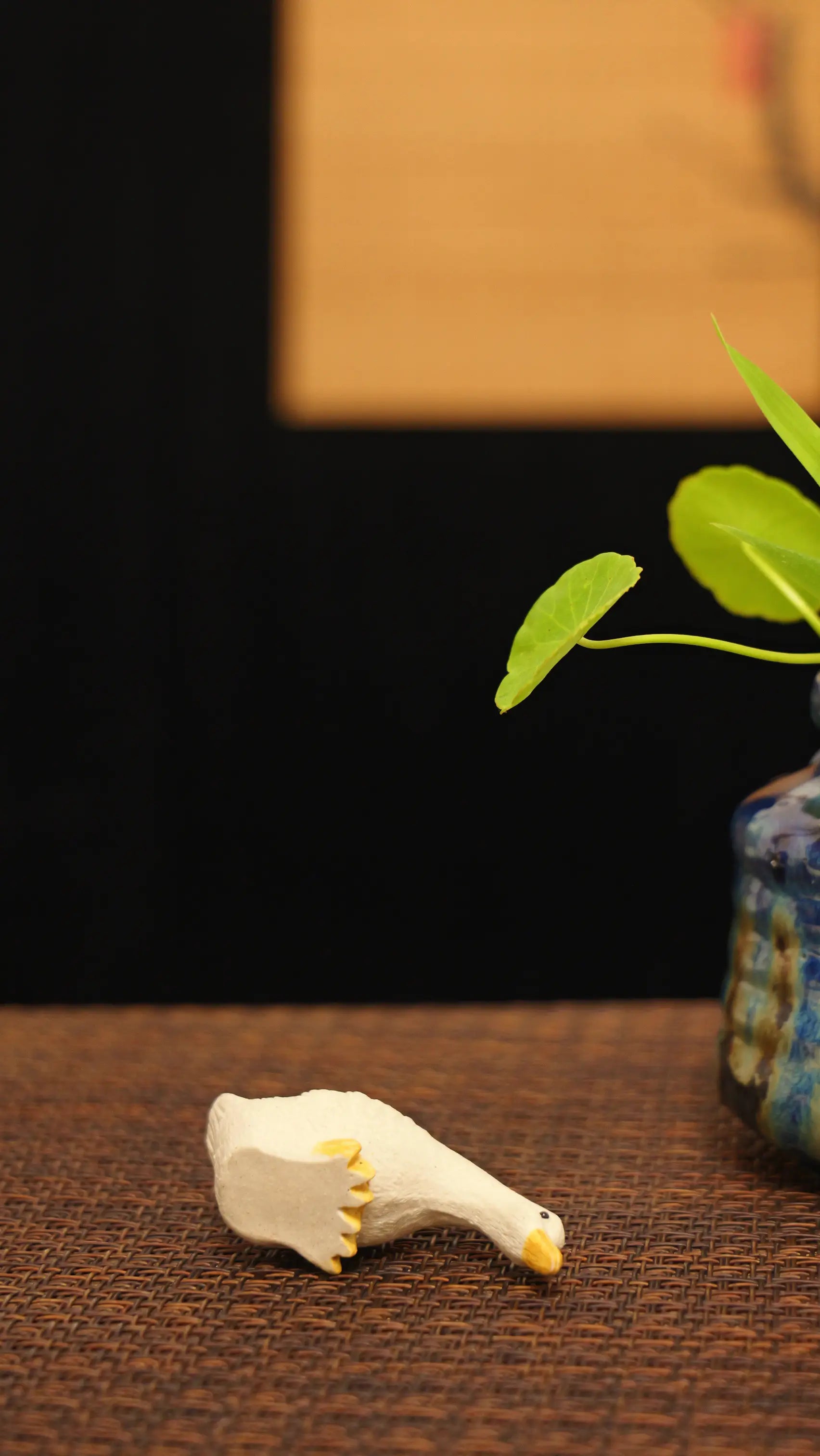 Yixing Zisha Handmade Foraging Duckling Tea Pet