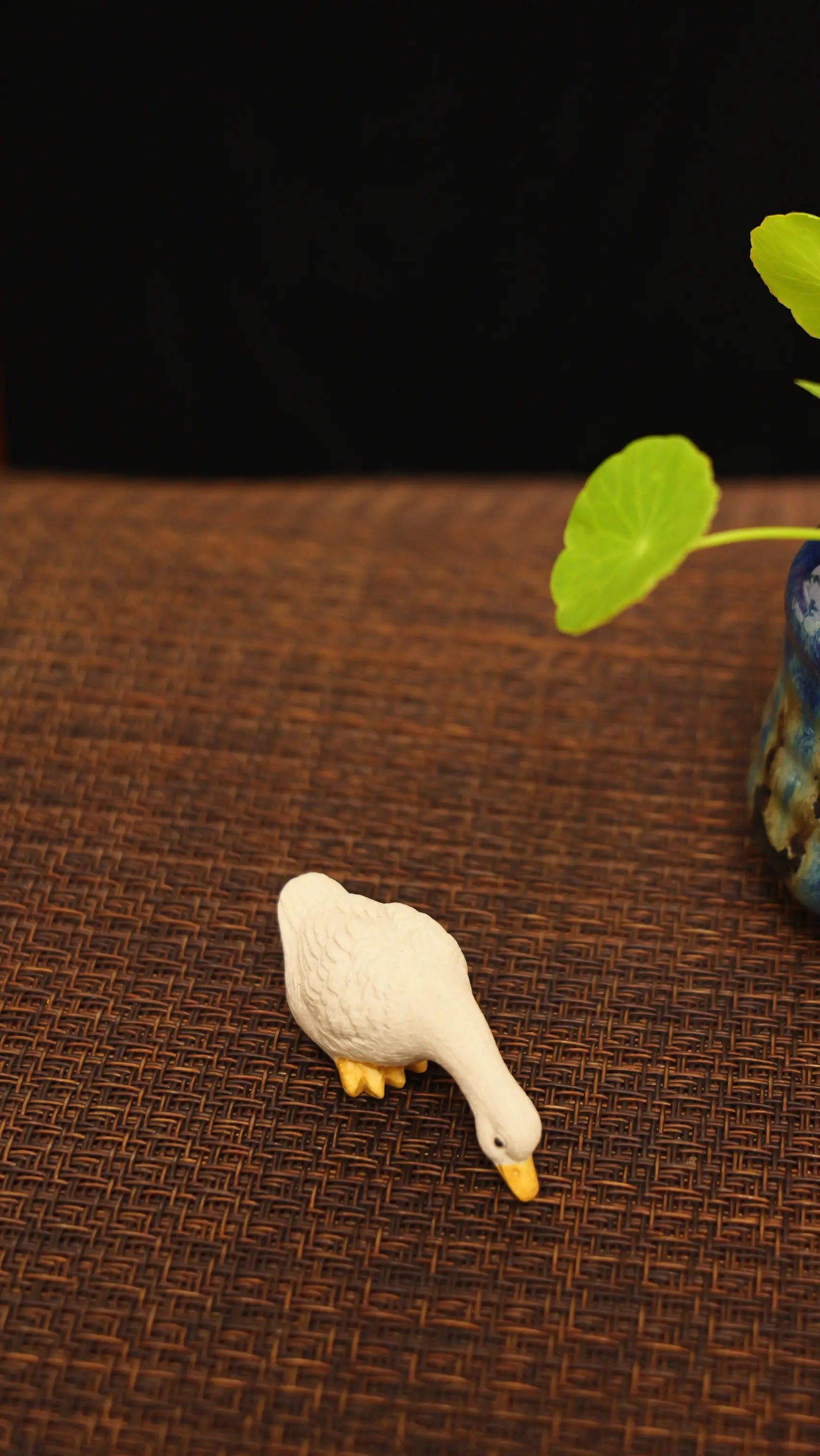 Yixing Zisha Handmade Foraging Duckling Tea Pet