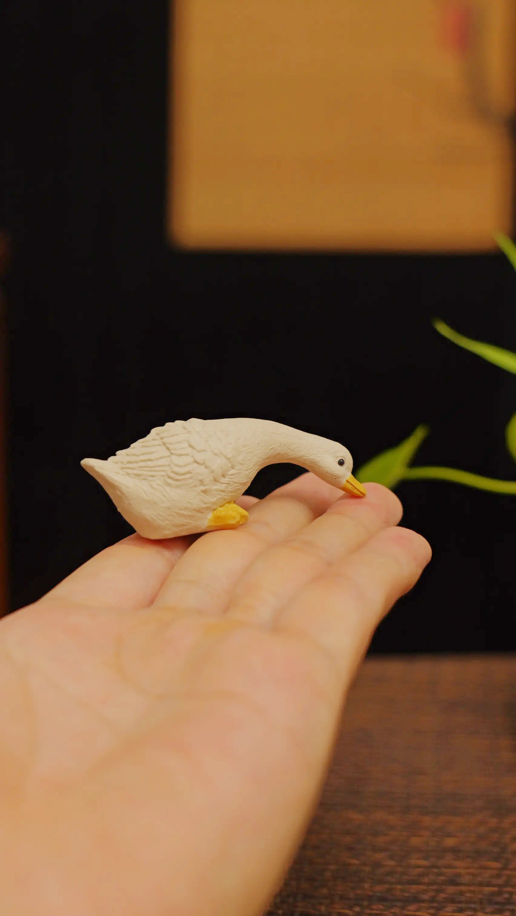 Yixing Zisha Handmade Foraging Duckling Tea Pet