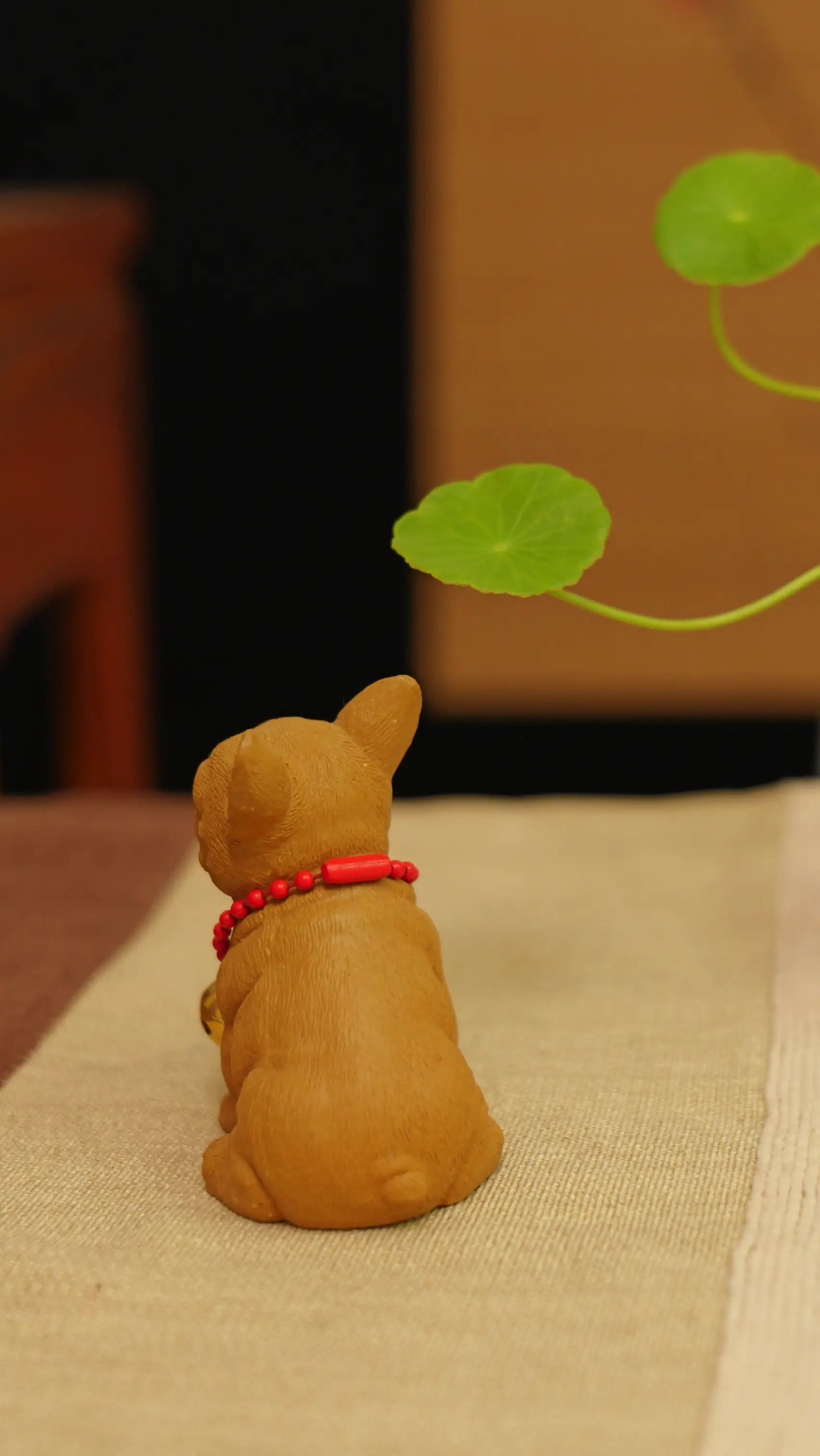 Yixing Zisha Handmade French Bulldog Tea Pet