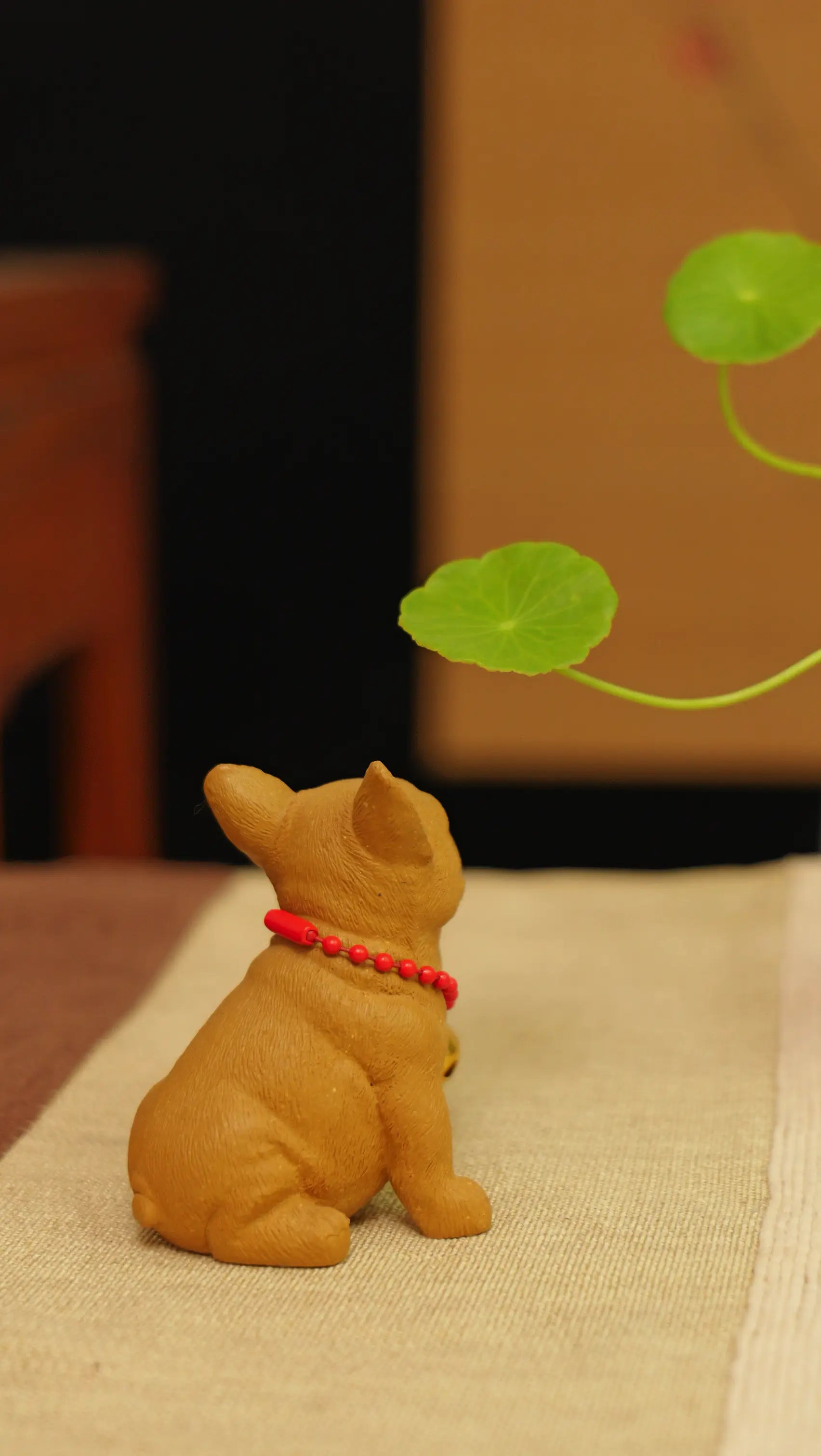 Yixing Zisha Handmade French Bulldog Tea Pet