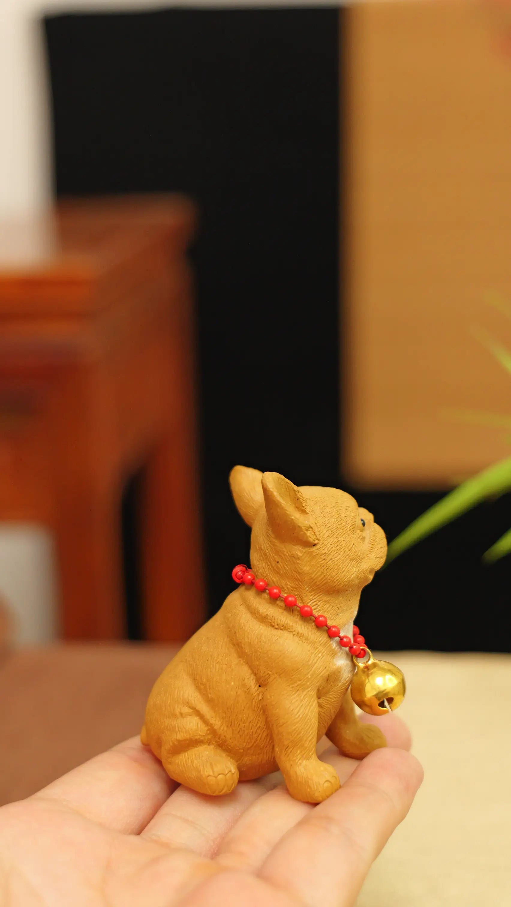 Yixing Zisha Handmade French Bulldog Tea Pet