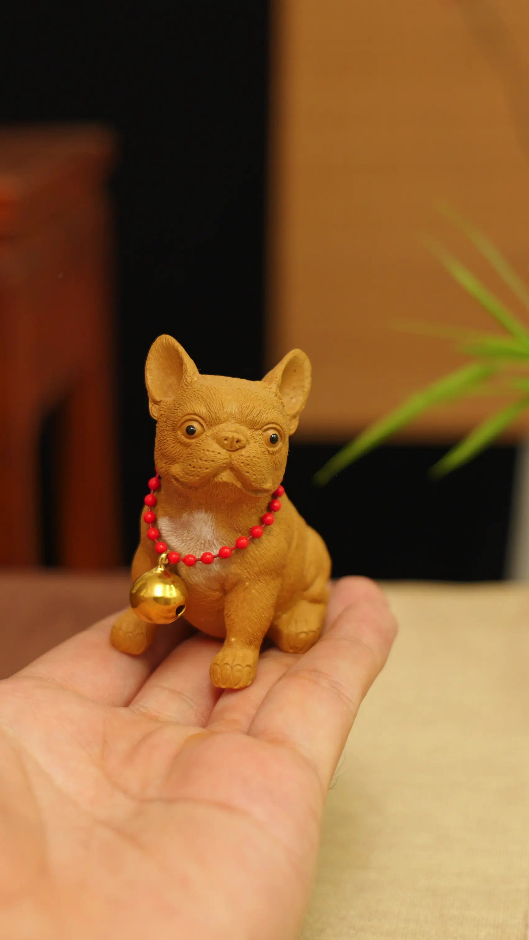 Yixing Zisha Handmade French Bulldog Tea Pet